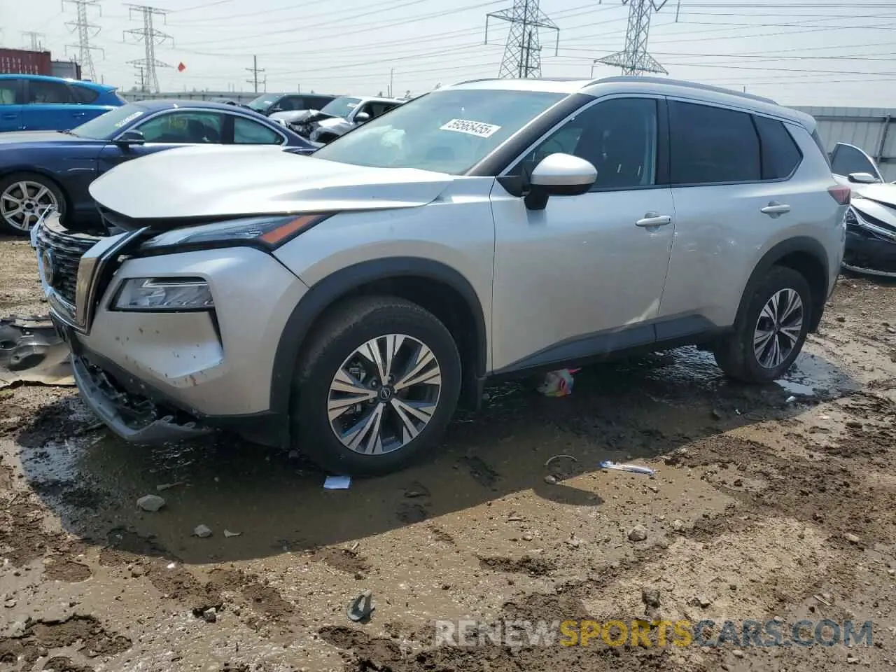 1 Photograph of a damaged car JN8BT3BB4PW495587 NISSAN ROGUE 2023