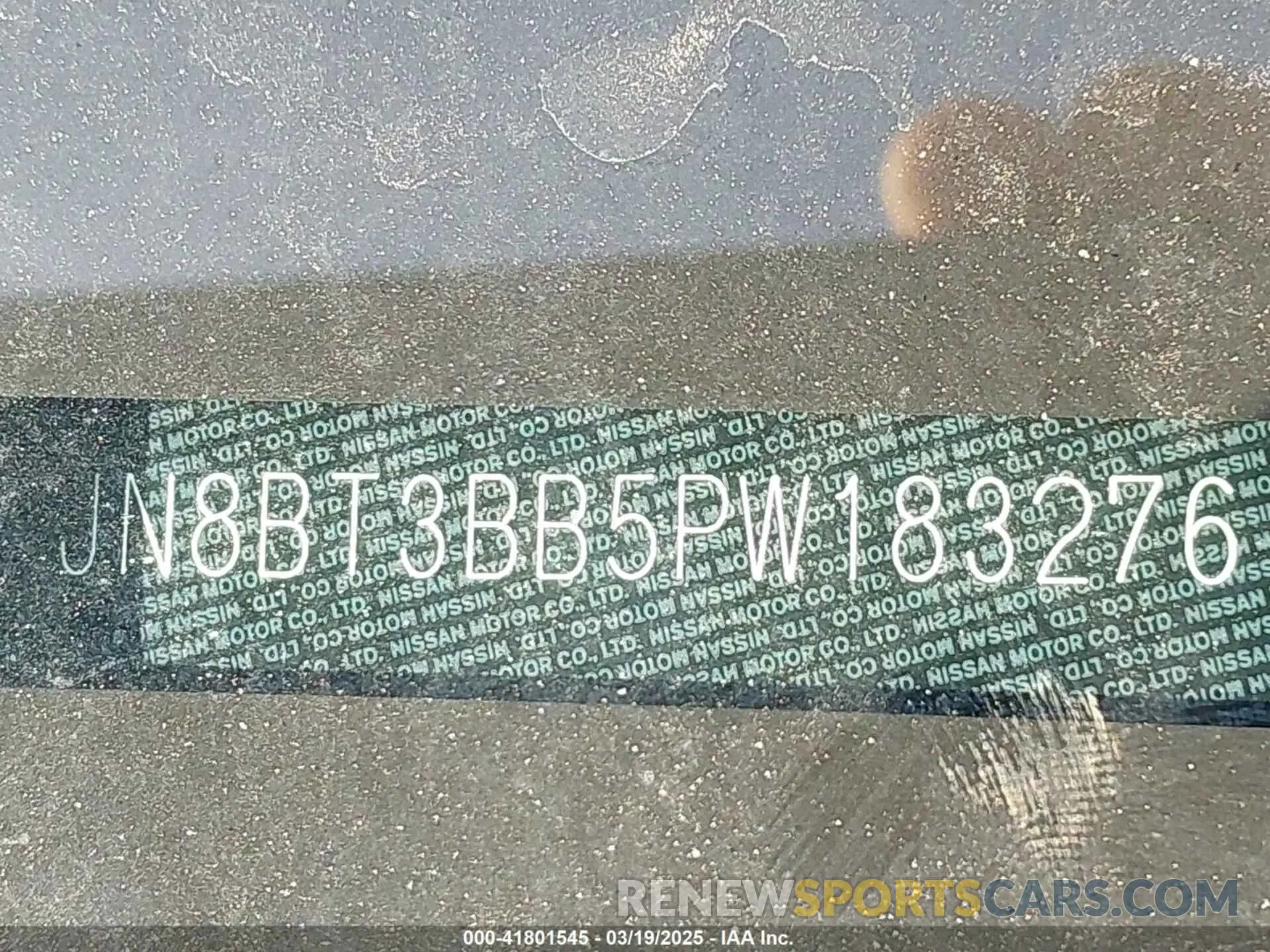 21 Photograph of a damaged car JN8BT3BB5PW183276 NISSAN ROGUE 2023