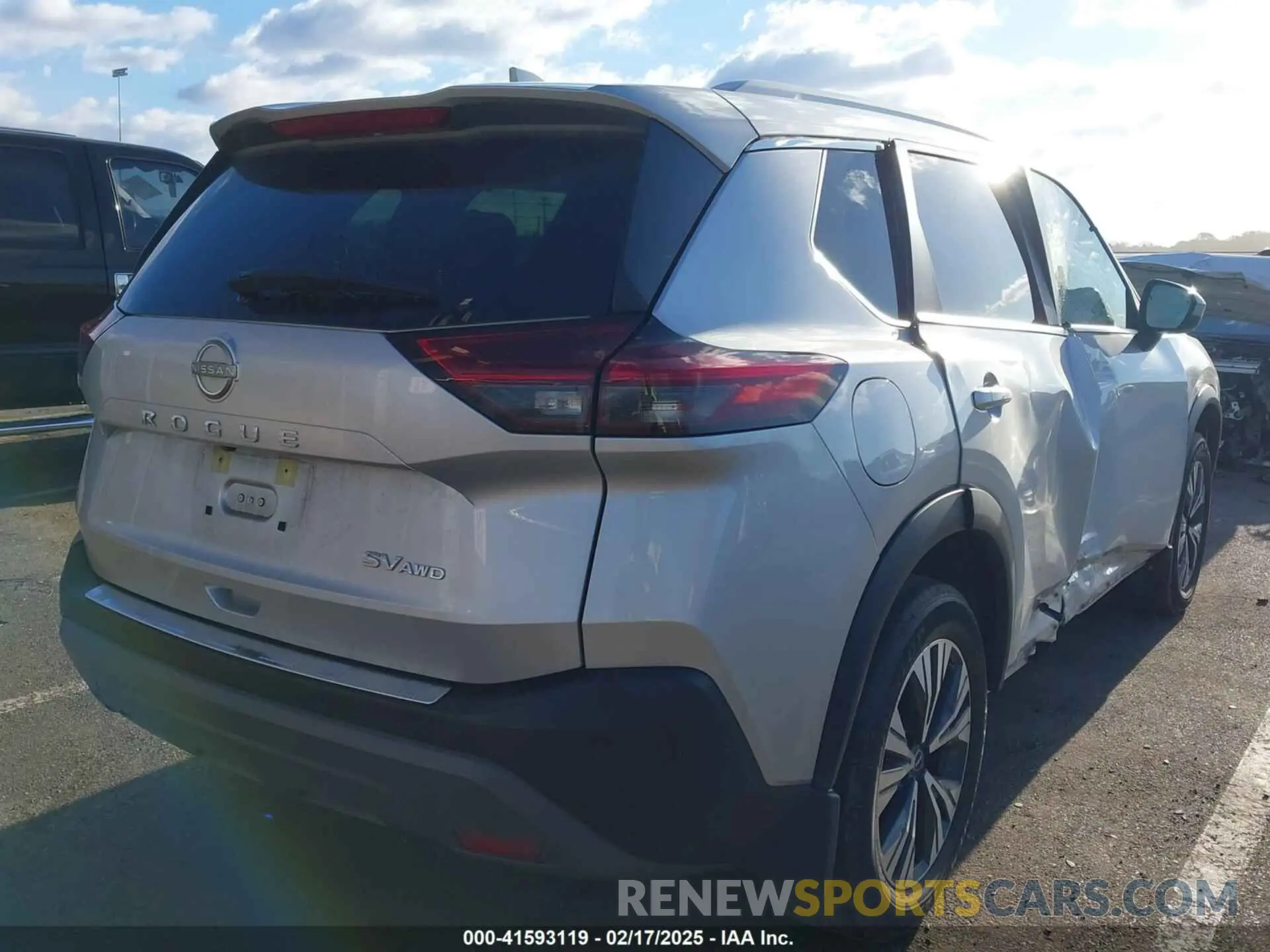 4 Photograph of a damaged car JN8BT3BB5PW214218 NISSAN ROGUE 2023