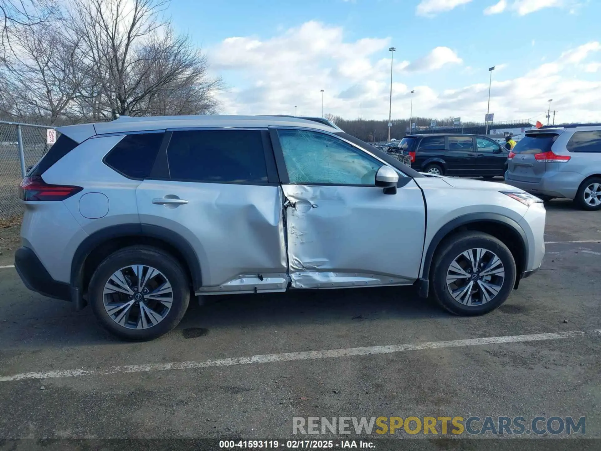 6 Photograph of a damaged car JN8BT3BB5PW214218 NISSAN ROGUE 2023