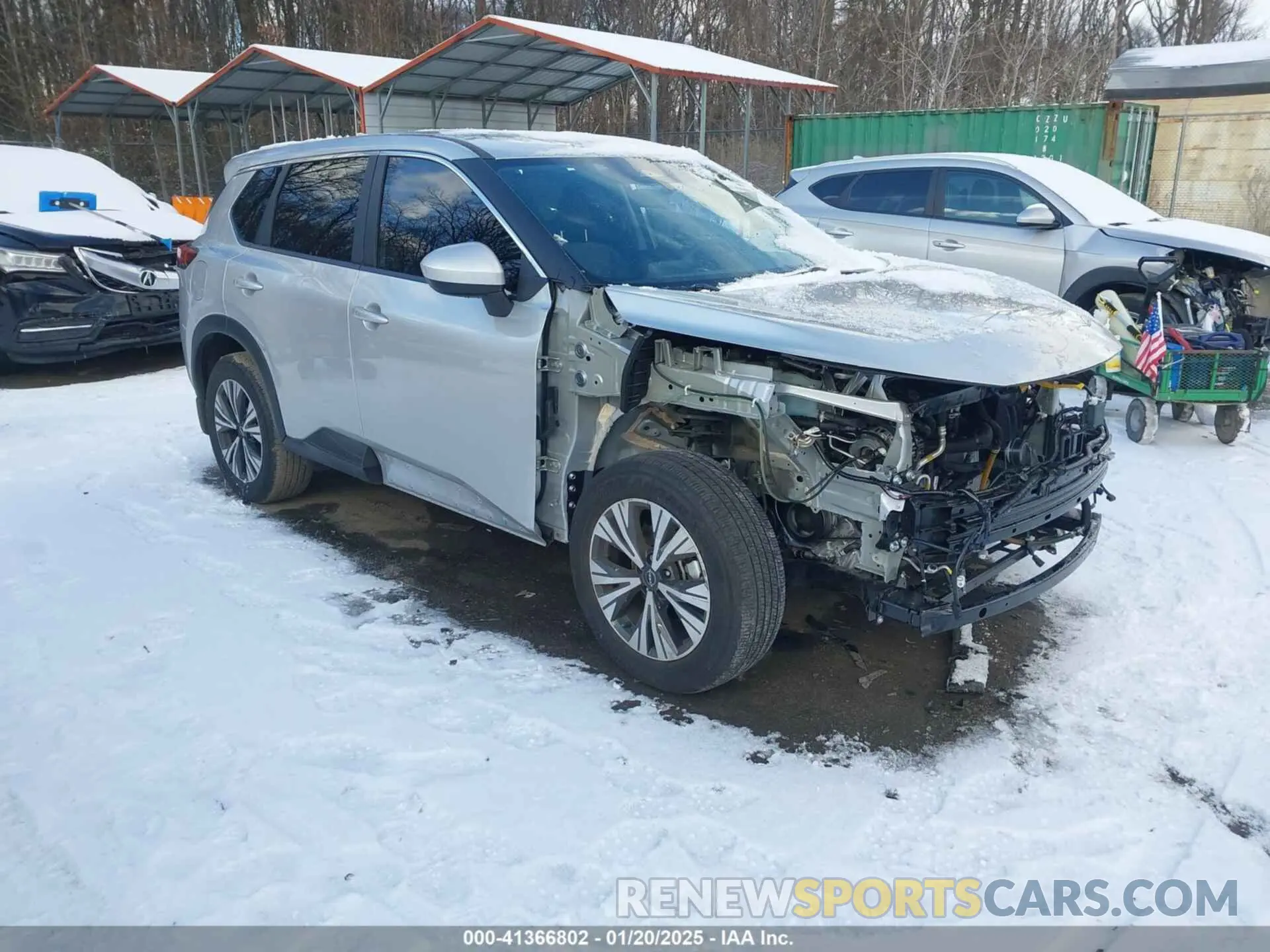 1 Photograph of a damaged car JN8BT3BB5PW360294 NISSAN ROGUE 2023