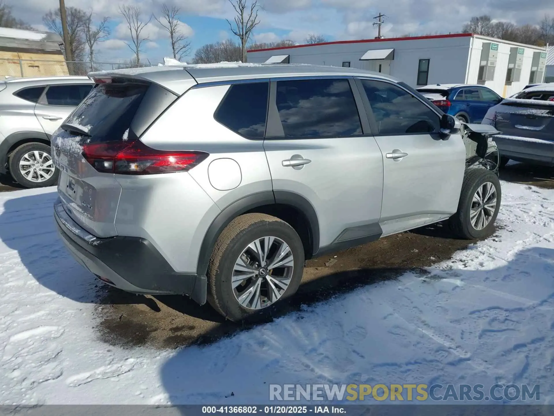 4 Photograph of a damaged car JN8BT3BB5PW360294 NISSAN ROGUE 2023