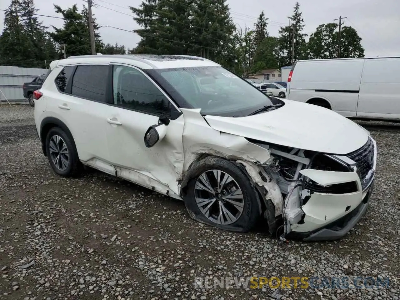 4 Photograph of a damaged car JN8BT3BB5PW475428 NISSAN ROGUE 2023