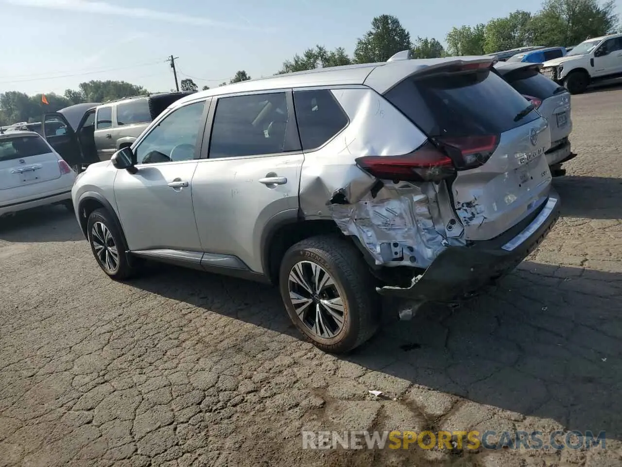 2 Photograph of a damaged car JN8BT3BB6PW488074 NISSAN ROGUE 2023