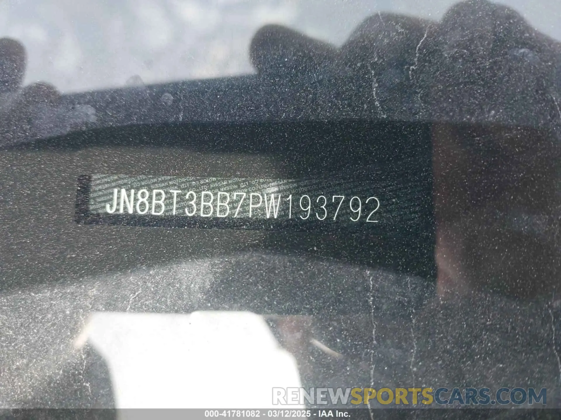 9 Photograph of a damaged car JN8BT3BB7PW193792 NISSAN ROGUE 2023