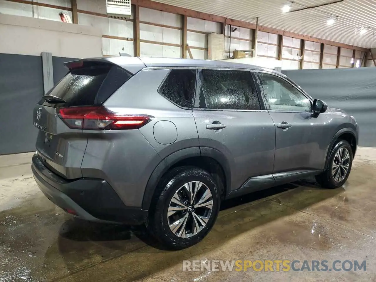 3 Photograph of a damaged car JN8BT3BB7PW481005 NISSAN ROGUE 2023
