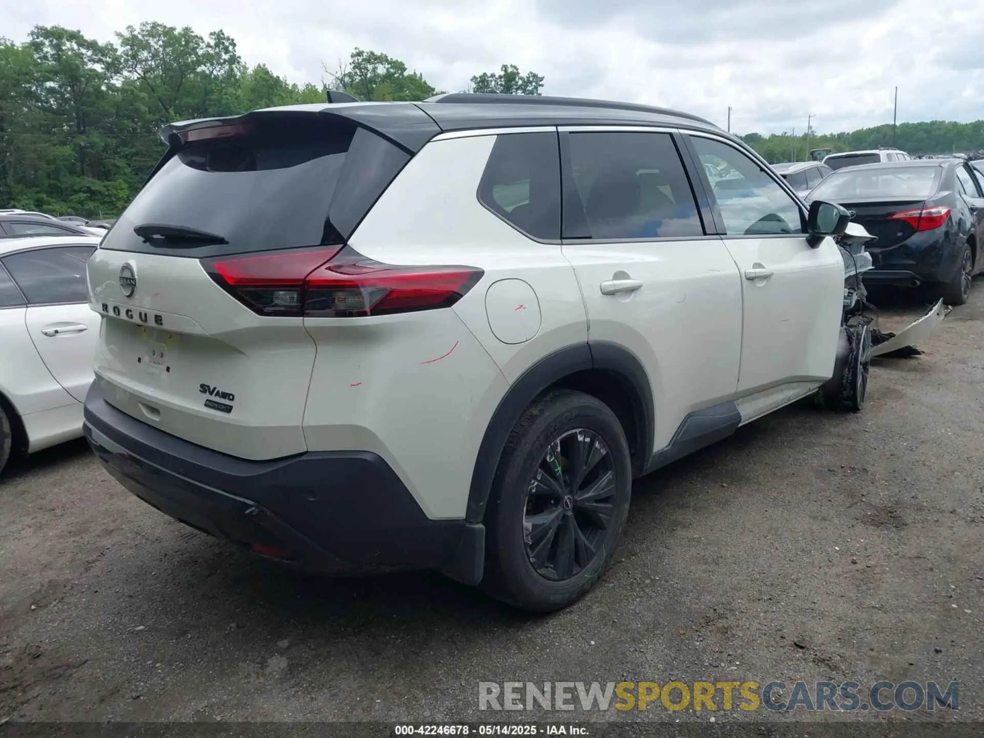 4 Photograph of a damaged car JN8BT3BB8PW203598 NISSAN ROGUE 2023