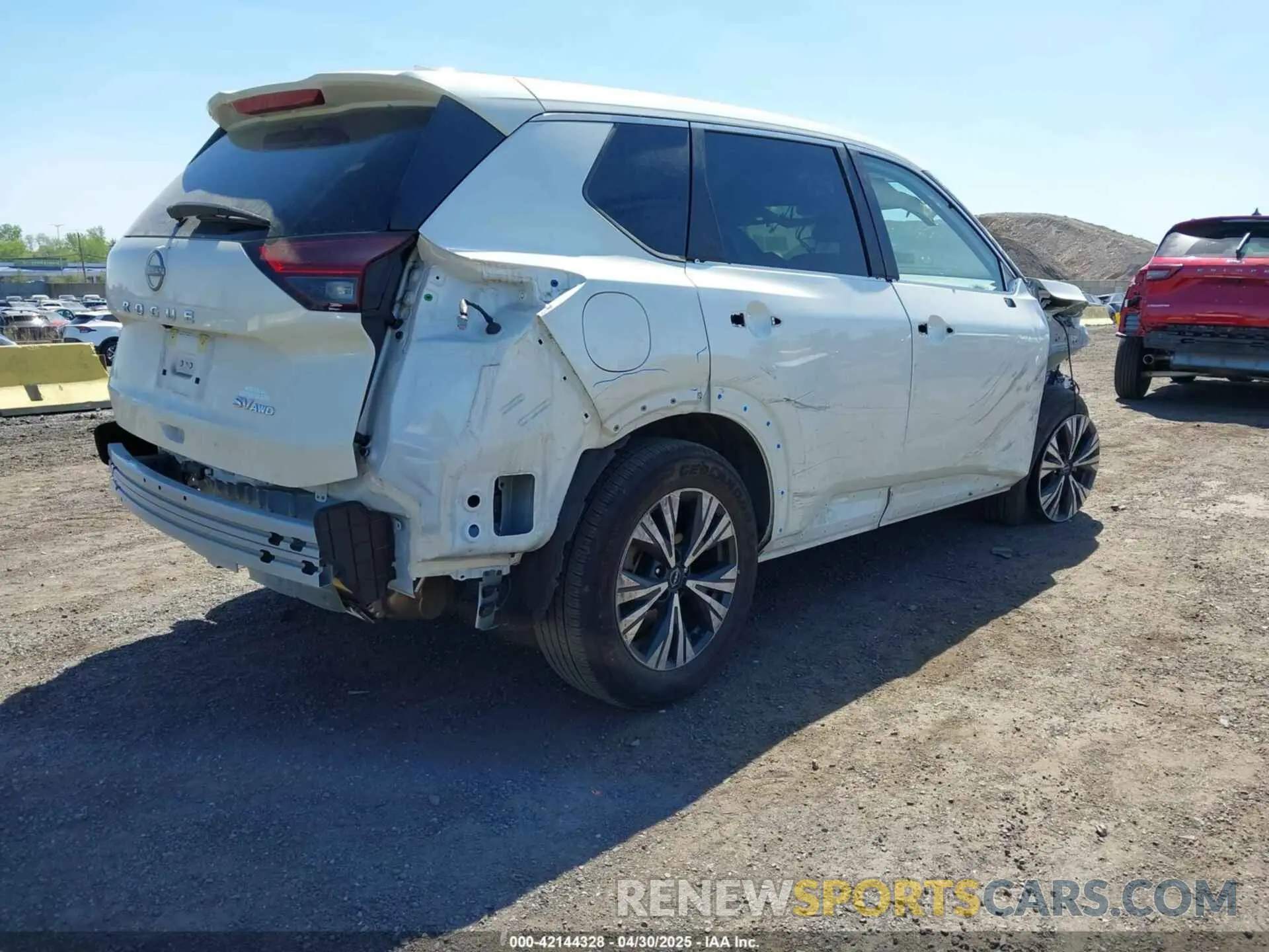 4 Photograph of a damaged car JN8BT3BB8PW354652 NISSAN ROGUE 2023