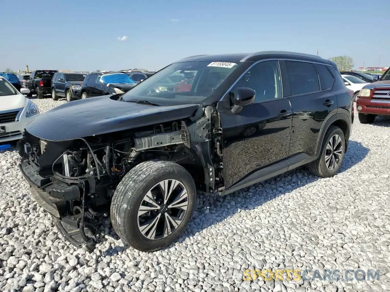 1 Photograph of a damaged car JN8BT3BB8PW480316 NISSAN ROGUE 2023