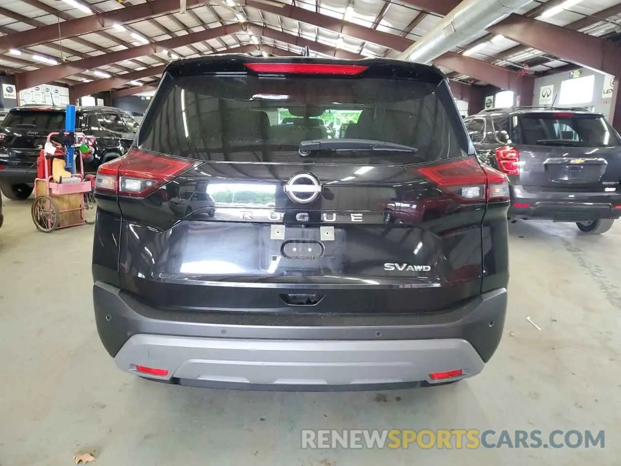 6 Photograph of a damaged car JN8BT3BB8PW483359 NISSAN ROGUE 2023