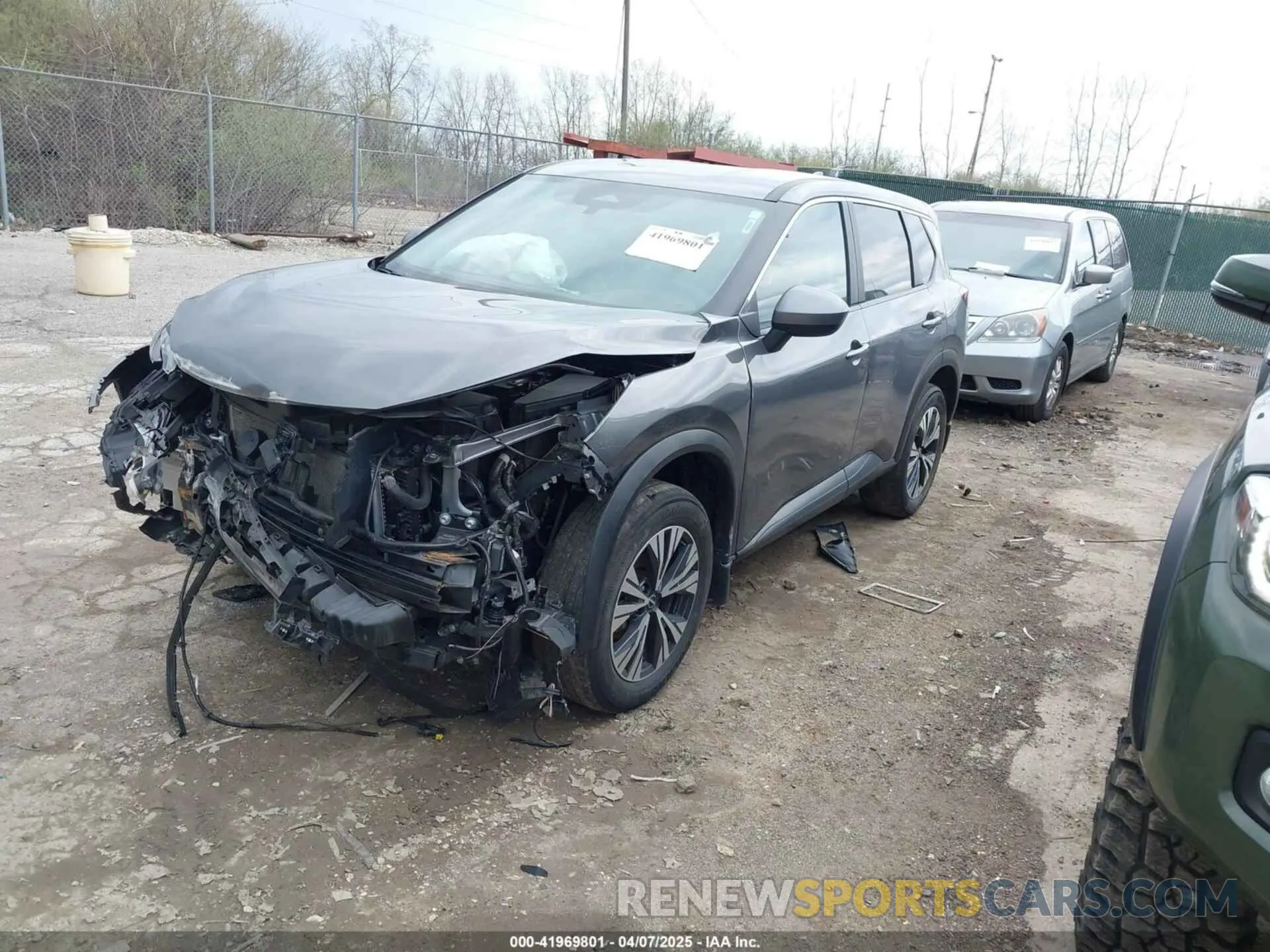 2 Photograph of a damaged car JN8BT3BB8PW483944 NISSAN ROGUE 2023