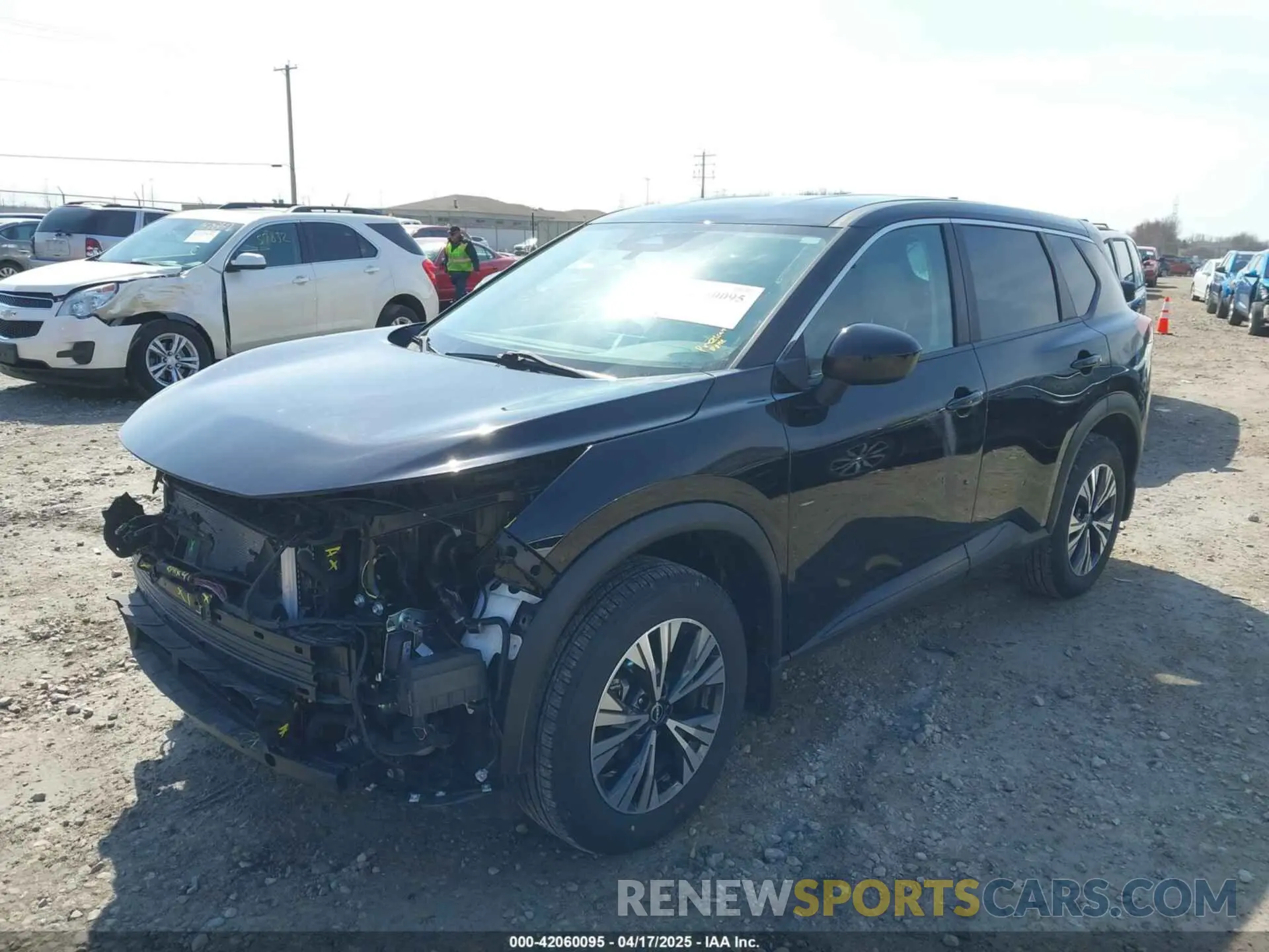 2 Photograph of a damaged car JN8BT3BB8PW485015 NISSAN ROGUE 2023