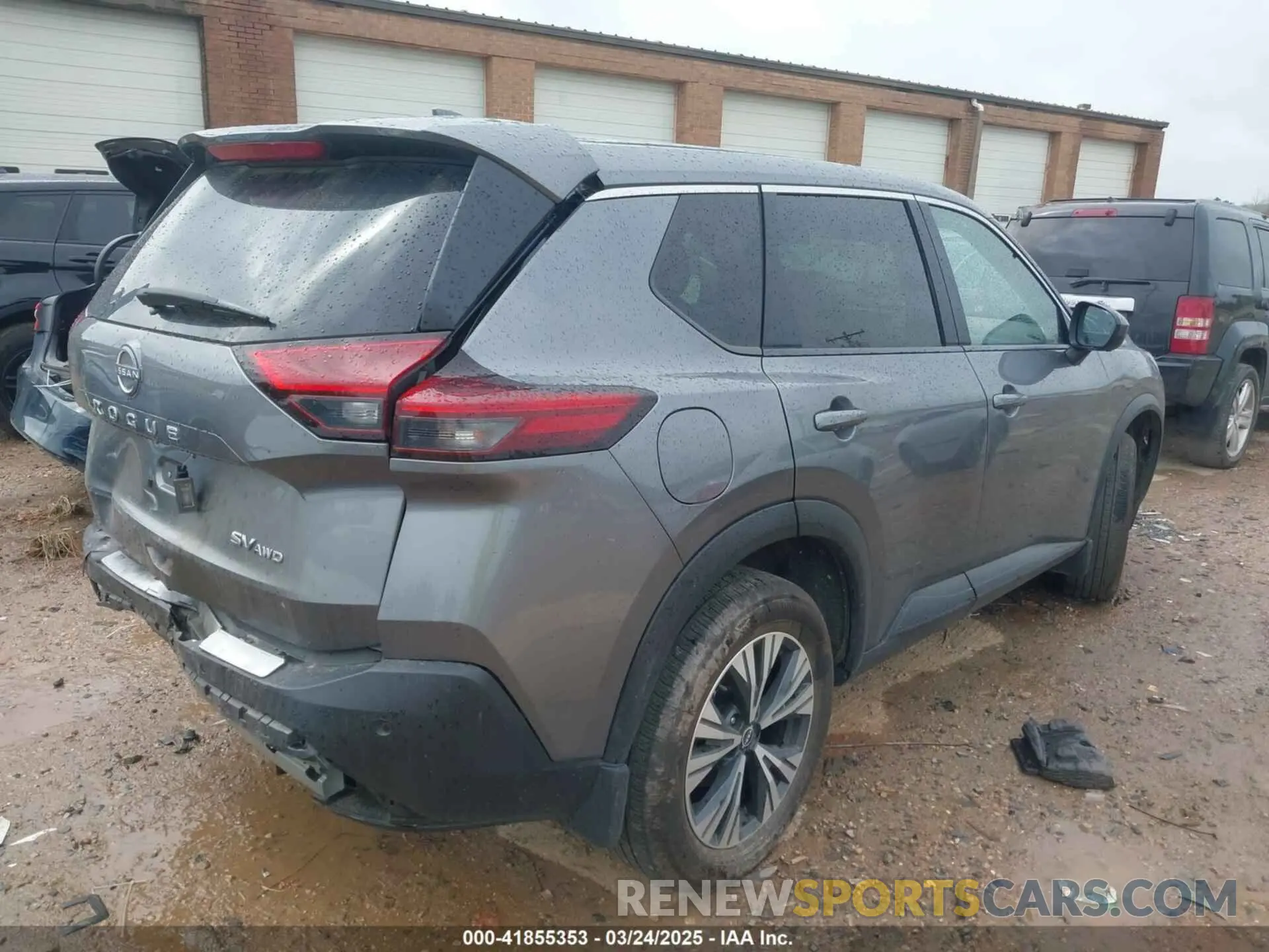 4 Photograph of a damaged car JN8BT3BBXPW359822 NISSAN ROGUE 2023