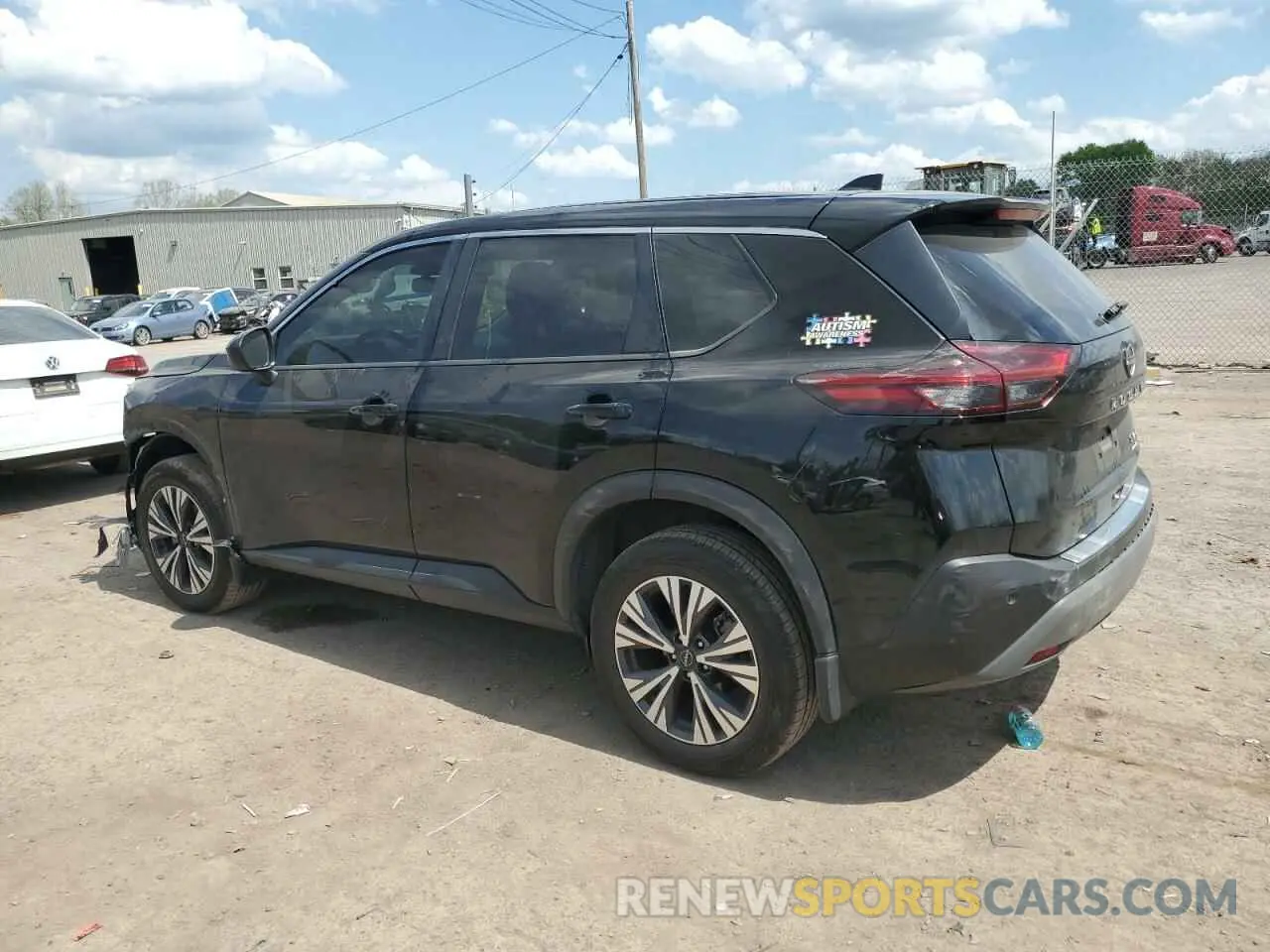 2 Photograph of a damaged car JN8BT3BBXPW468703 NISSAN ROGUE 2023