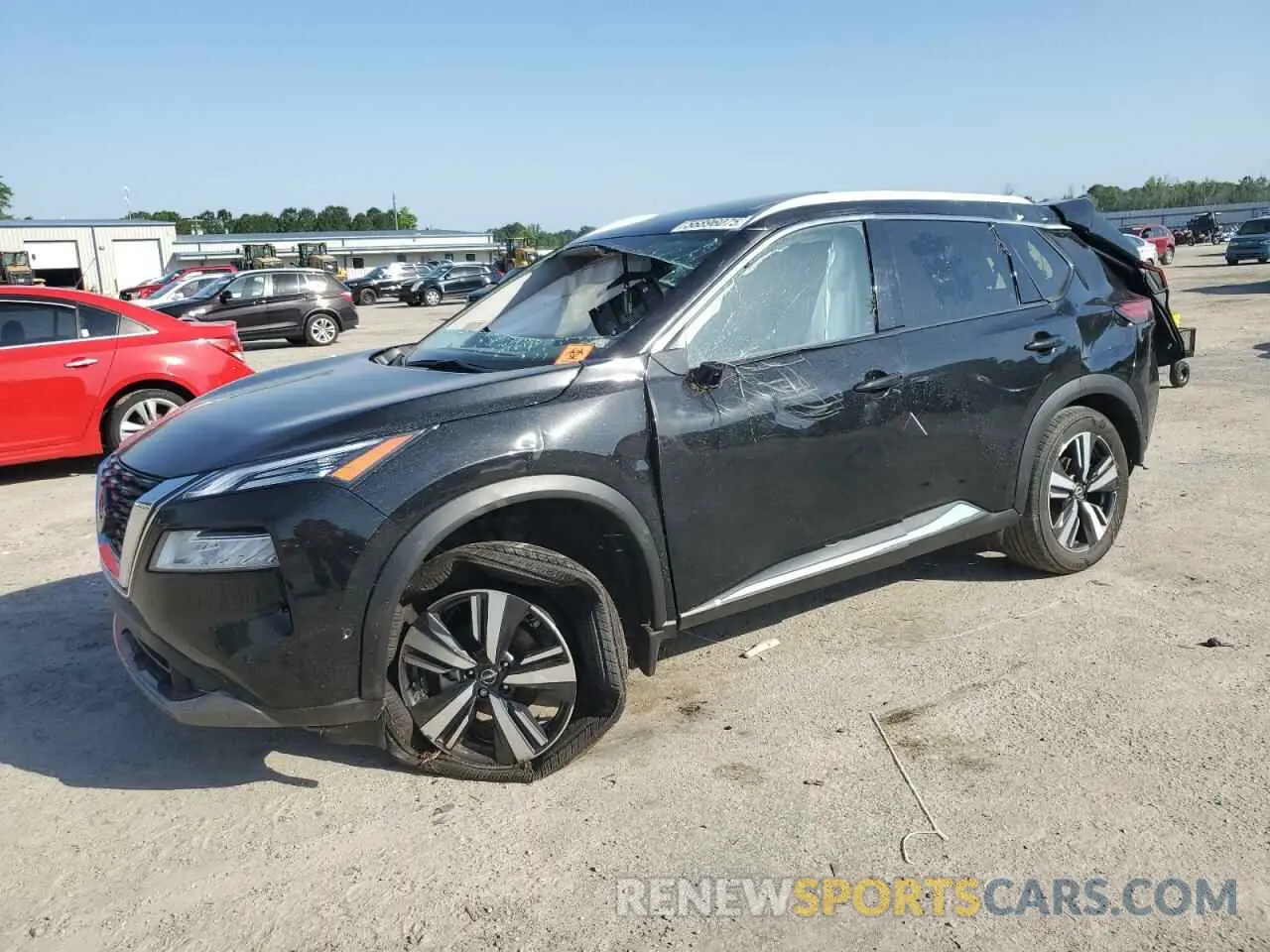 1 Photograph of a damaged car JN8BT3CA5PW004269 NISSAN ROGUE 2023