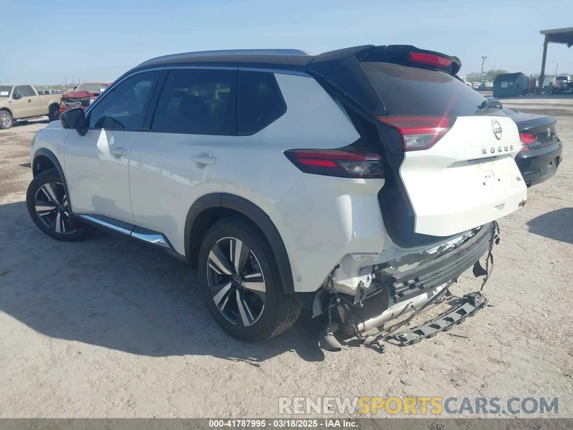 3 Photograph of a damaged car JN8BT3CA5PW411864 NISSAN ROGUE 2023