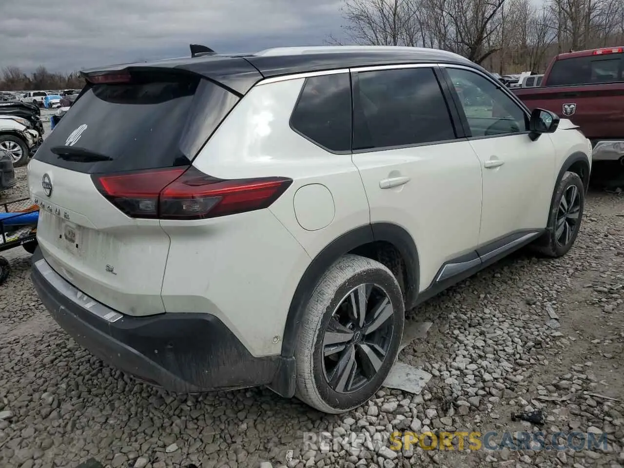 3 Photograph of a damaged car JN8BT3CA9PW420230 NISSAN ROGUE 2023