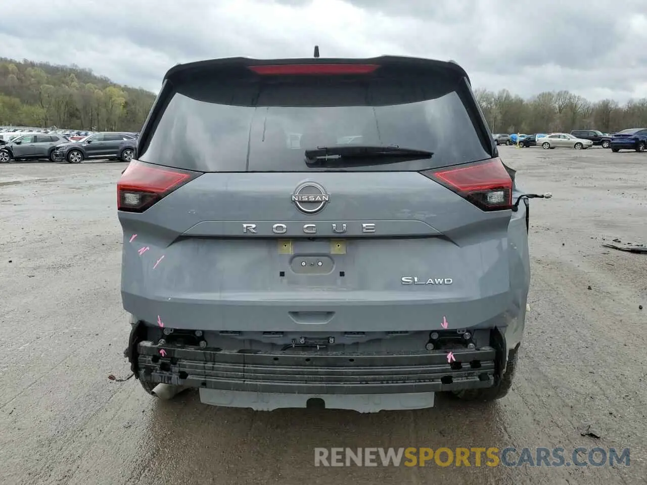 6 Photograph of a damaged car JN8BT3CB1PW188585 NISSAN ROGUE 2023