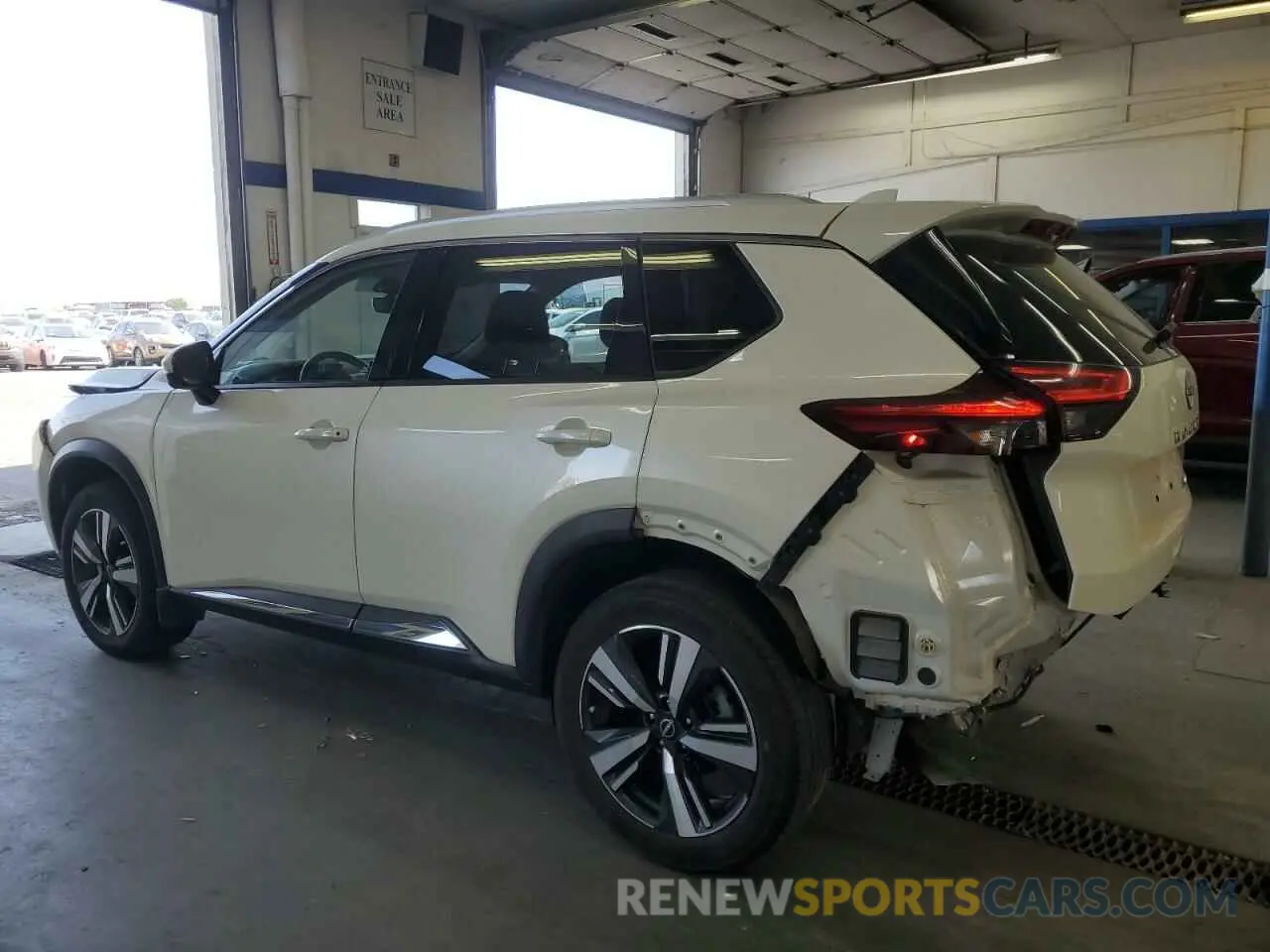 2 Photograph of a damaged car JN8BT3CB4PW463138 NISSAN ROGUE 2023