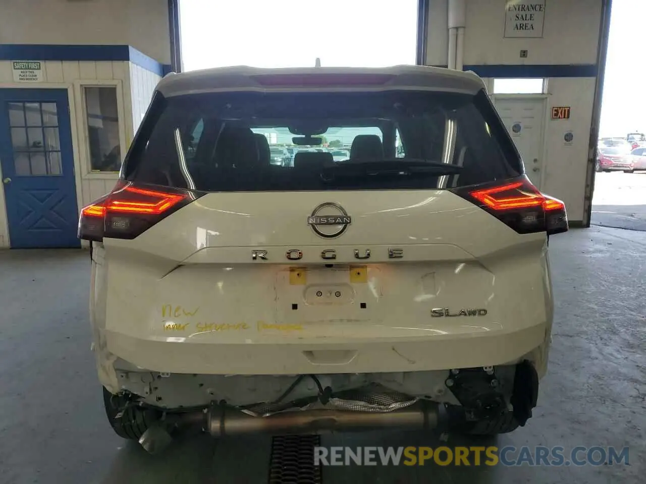 6 Photograph of a damaged car JN8BT3CB4PW463138 NISSAN ROGUE 2023