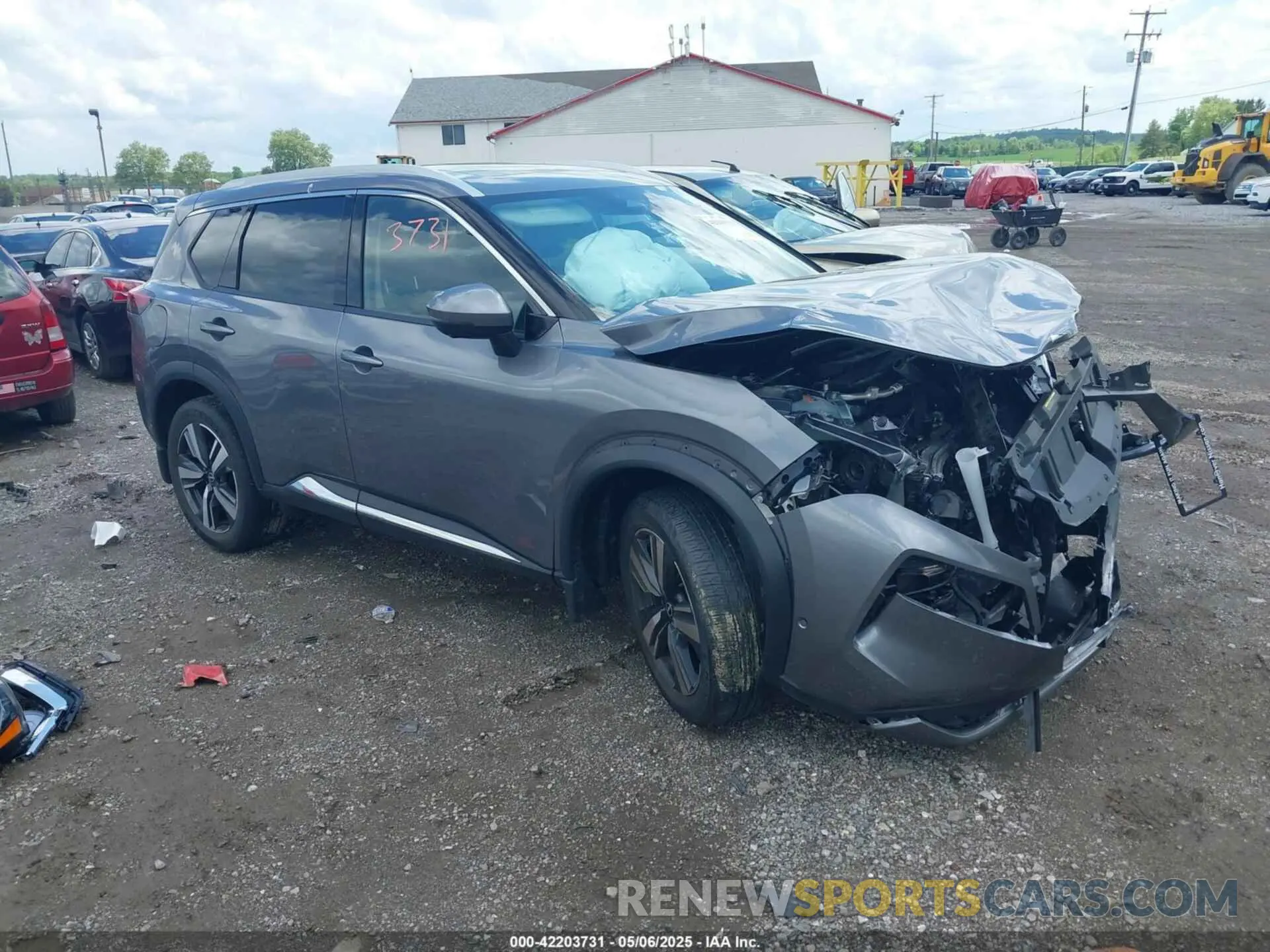 1 Photograph of a damaged car JN8BT3CB7PW475266 NISSAN ROGUE 2023