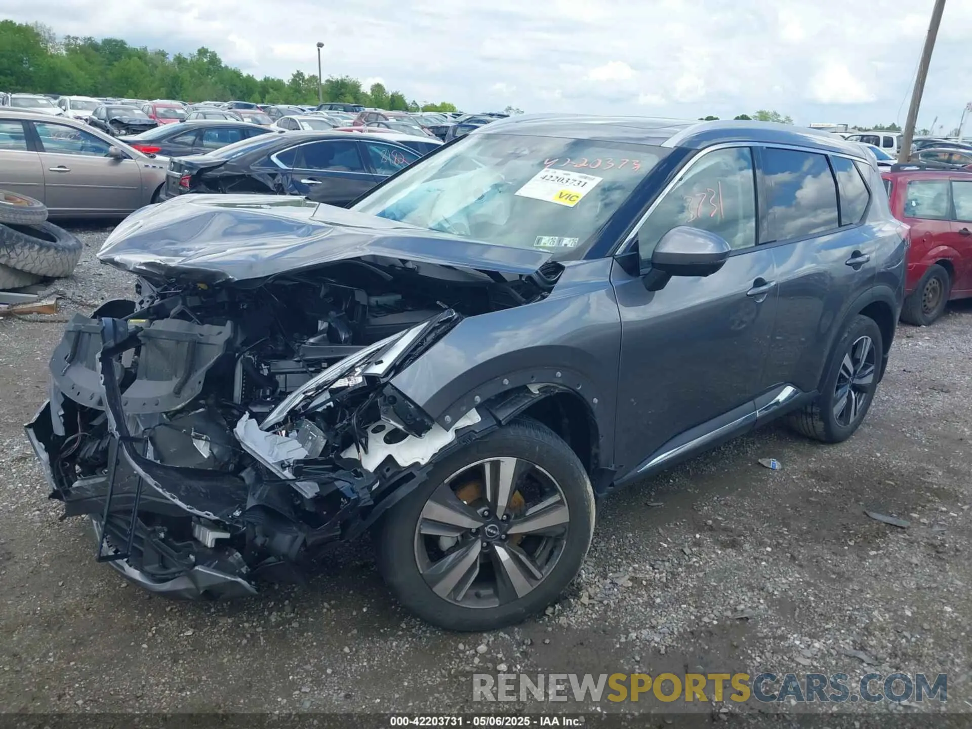 2 Photograph of a damaged car JN8BT3CB7PW475266 NISSAN ROGUE 2023