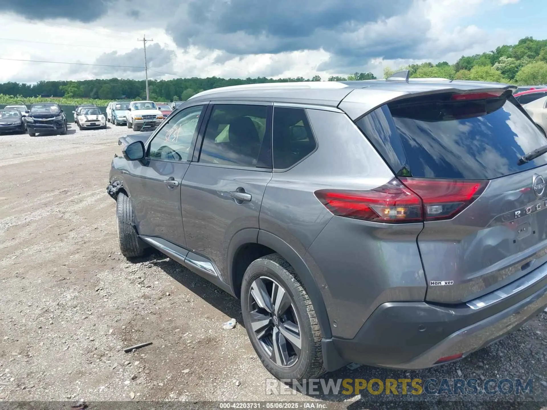 3 Photograph of a damaged car JN8BT3CB7PW475266 NISSAN ROGUE 2023