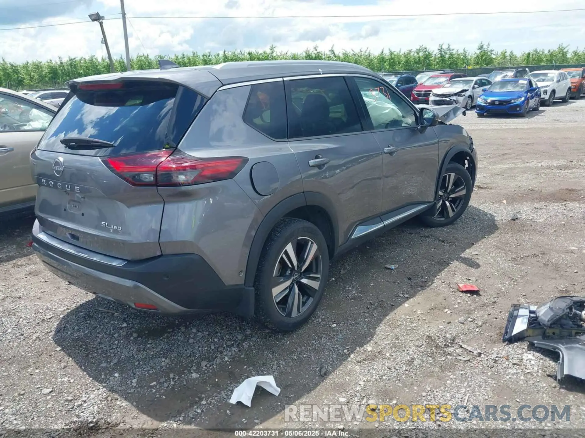 4 Photograph of a damaged car JN8BT3CB7PW475266 NISSAN ROGUE 2023