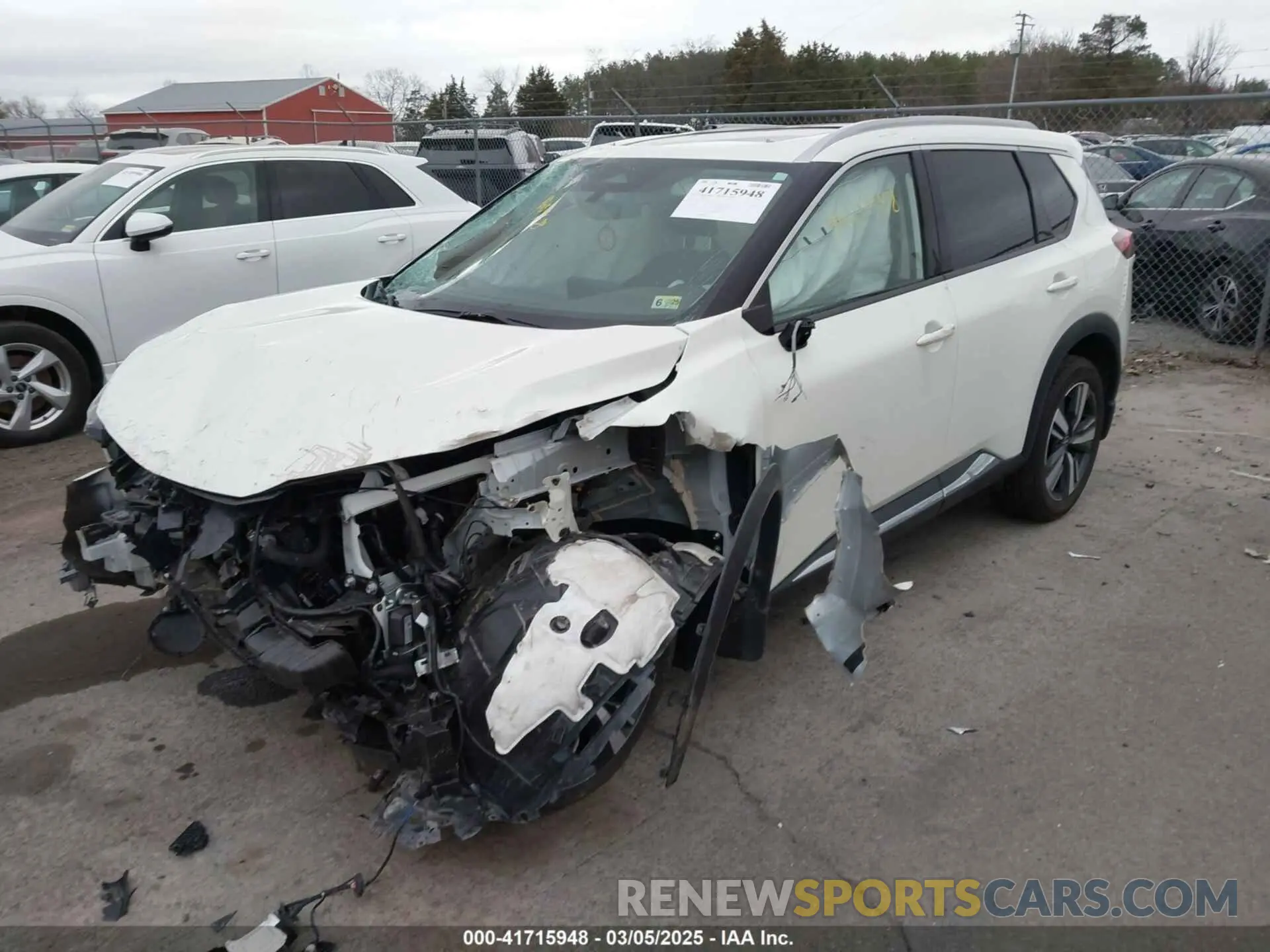2 Photograph of a damaged car JN8BT3CB9PW470487 NISSAN ROGUE 2023