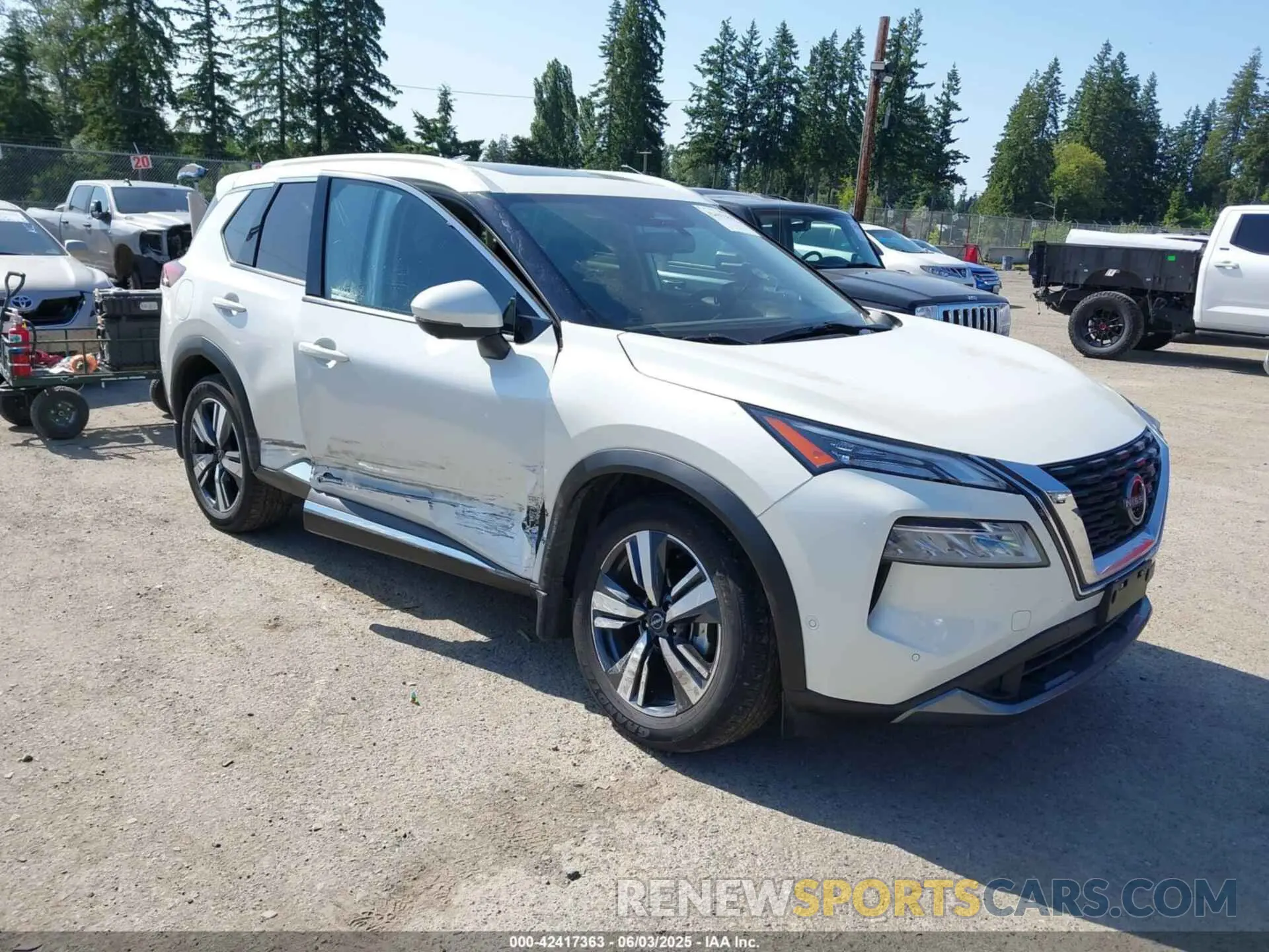 1 Photograph of a damaged car JN8BT3CB9PW487922 NISSAN ROGUE 2023
