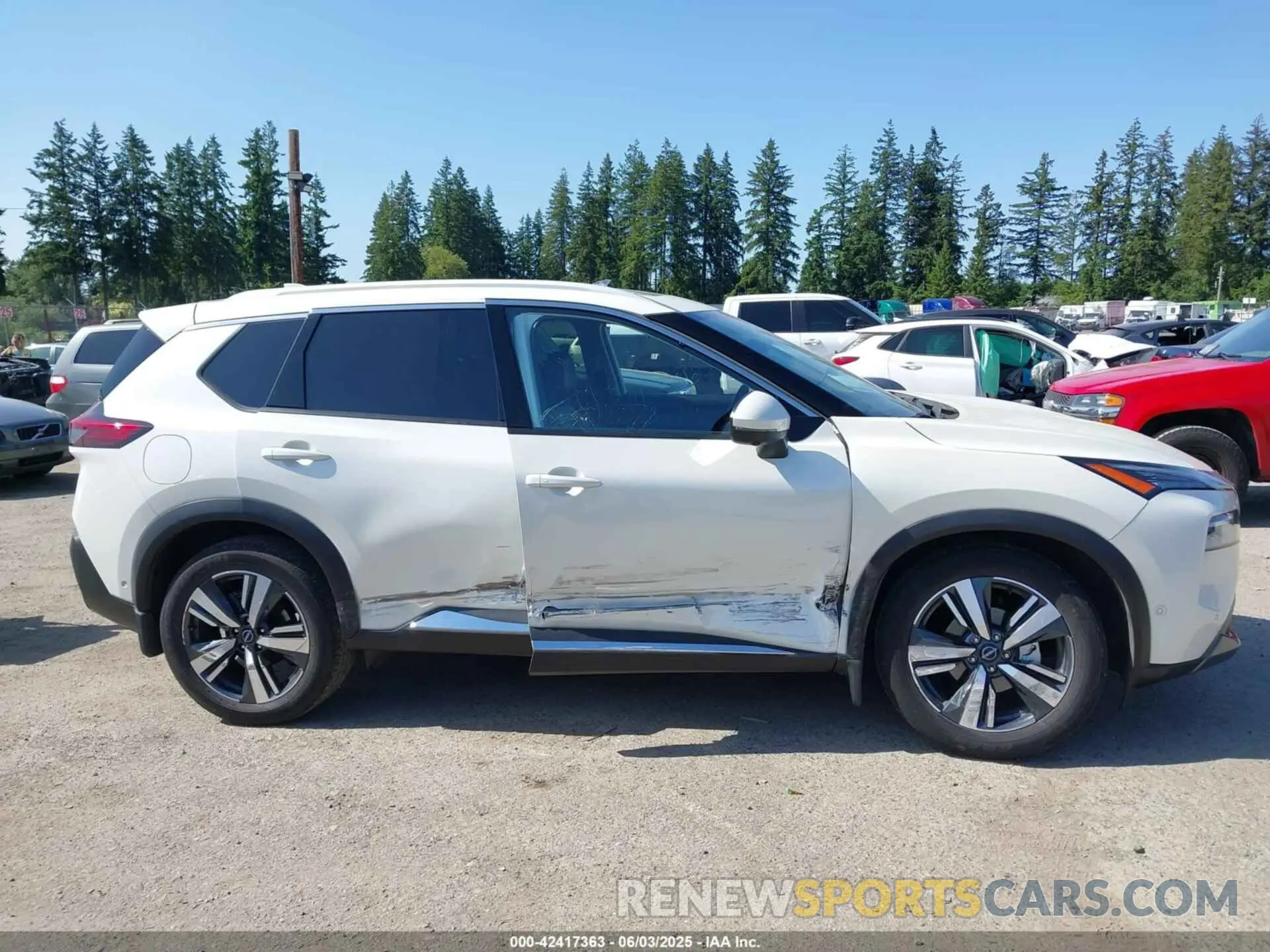 13 Photograph of a damaged car JN8BT3CB9PW487922 NISSAN ROGUE 2023
