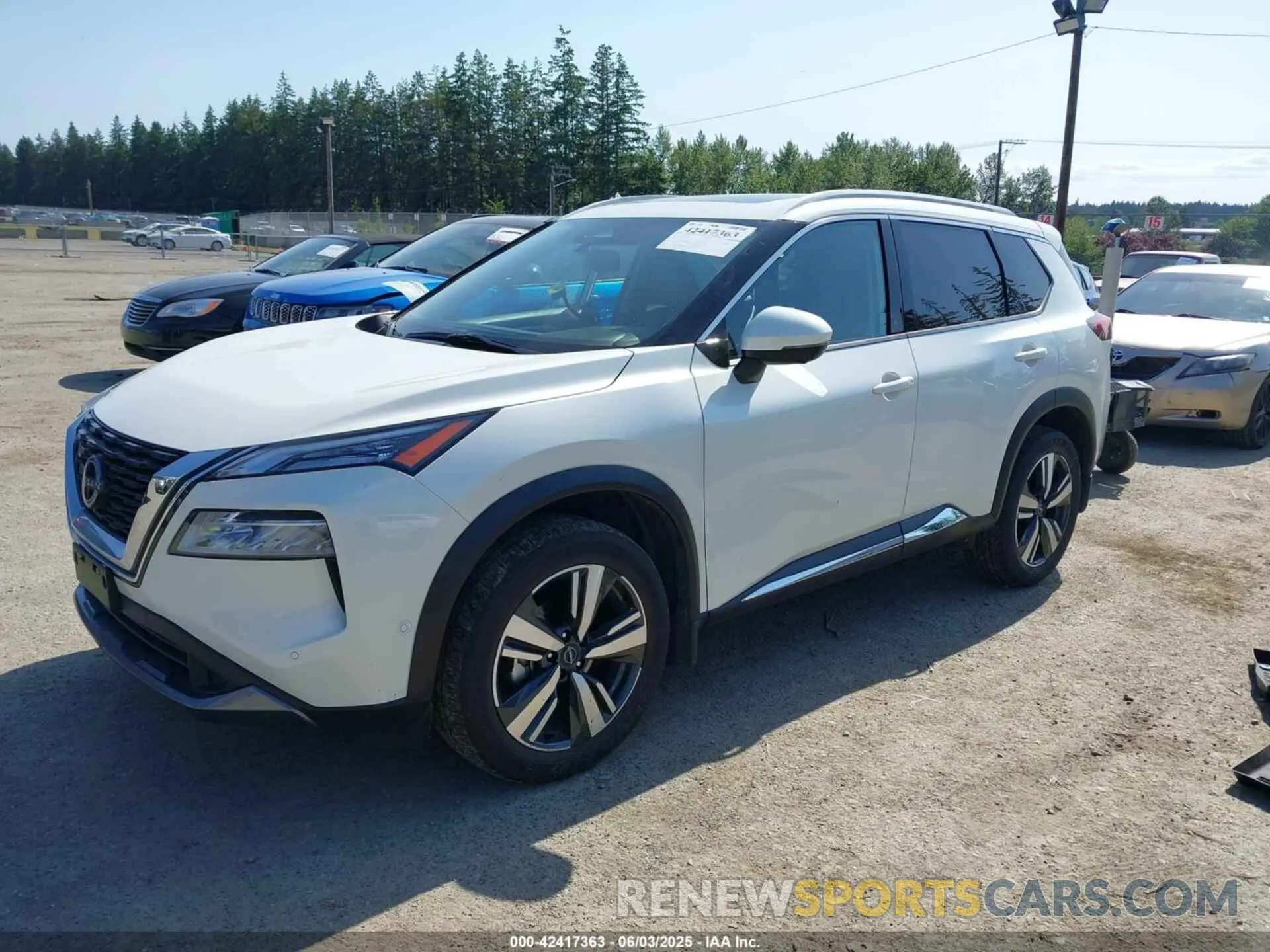 2 Photograph of a damaged car JN8BT3CB9PW487922 NISSAN ROGUE 2023