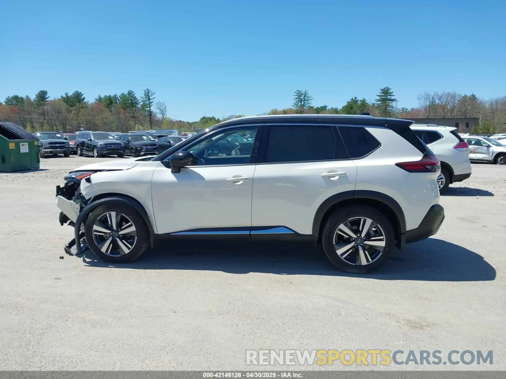 14 Photograph of a damaged car JN8BT3CB9PW489525 NISSAN ROGUE 2023