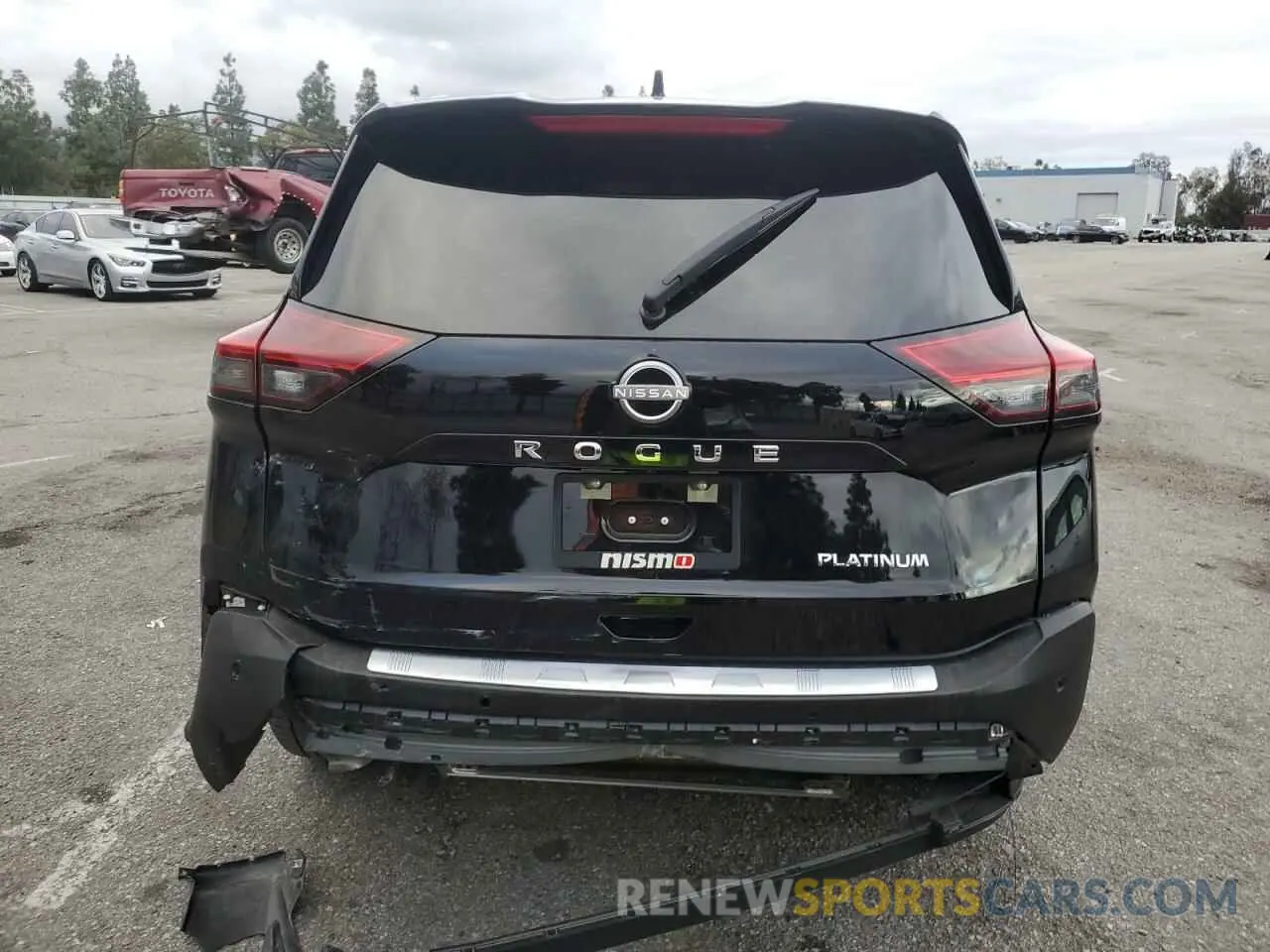 6 Photograph of a damaged car JN8BT3DC2PW106502 NISSAN ROGUE 2023