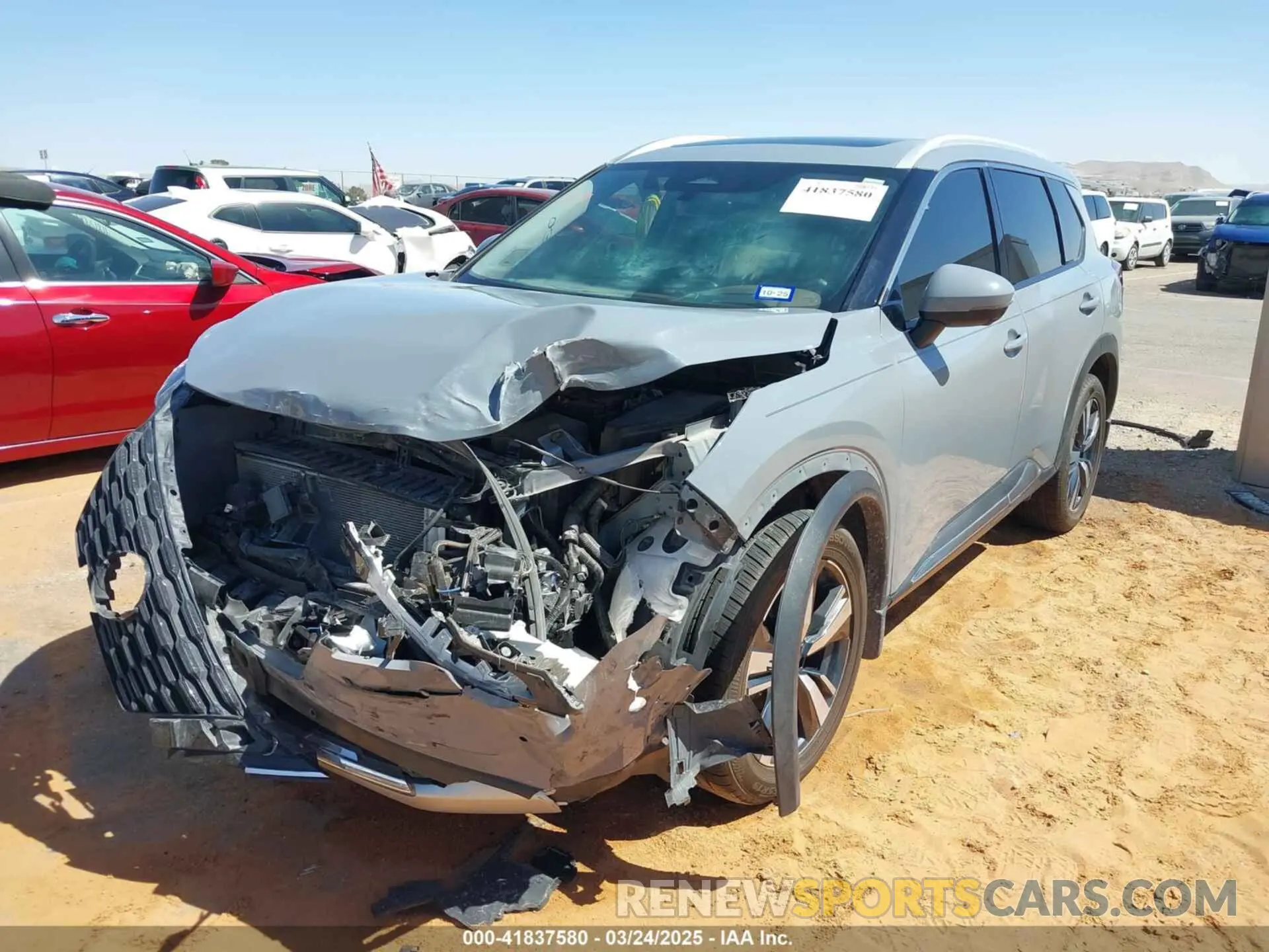 2 Photograph of a damaged car JN8BT3DC3PW103219 NISSAN ROGUE 2023
