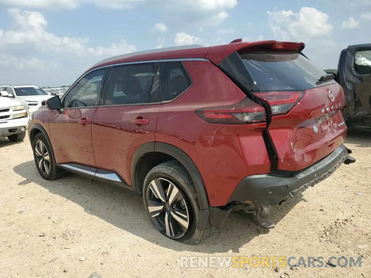 2 Photograph of a damaged car JN8BT3DC8PW101157 NISSAN ROGUE 2023