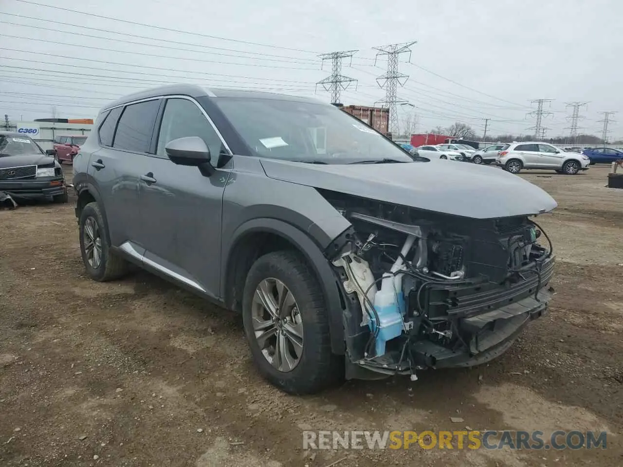 4 Photograph of a damaged car JN8BT3DC9PW103404 NISSAN ROGUE 2023