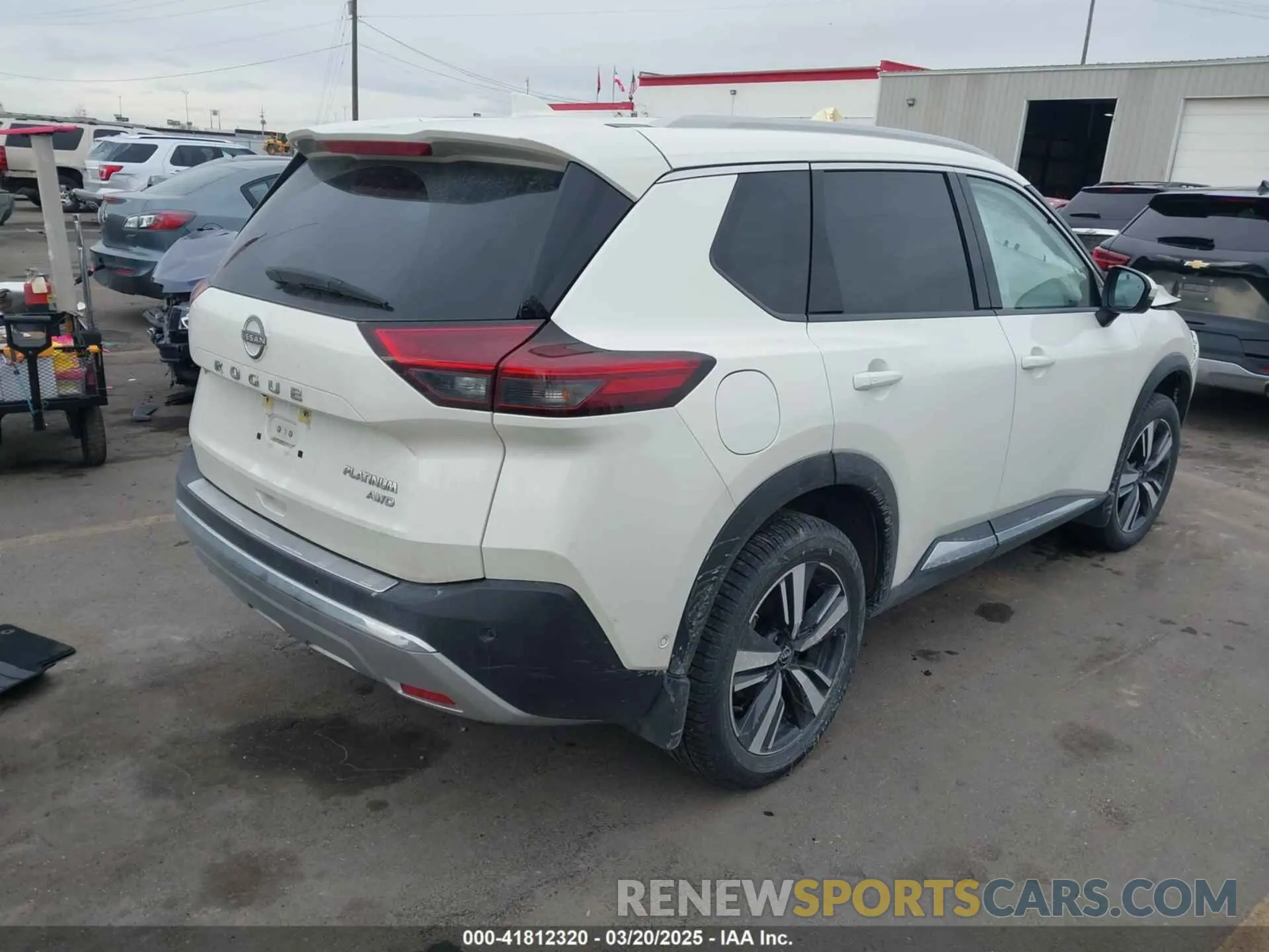 4 Photograph of a damaged car JN8BT3DD0PW305105 NISSAN ROGUE 2023