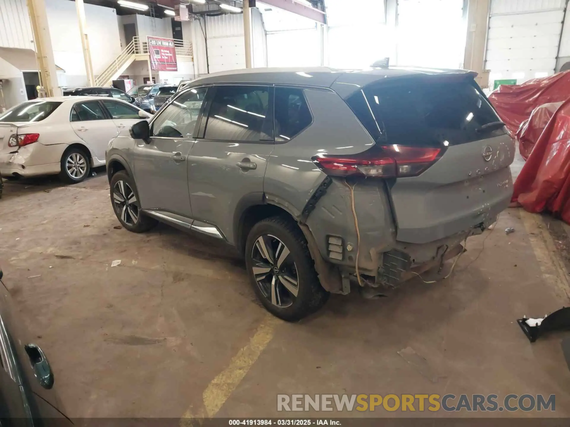 3 Photograph of a damaged car JN8BT3DD0PW318839 NISSAN ROGUE 2023