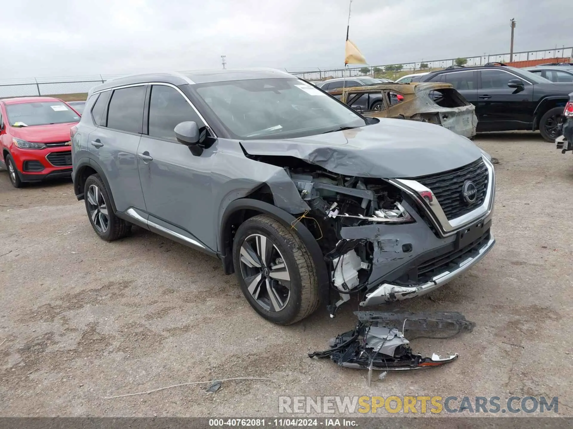 1 Photograph of a damaged car JN8BT3DD4PW302207 NISSAN ROGUE 2023