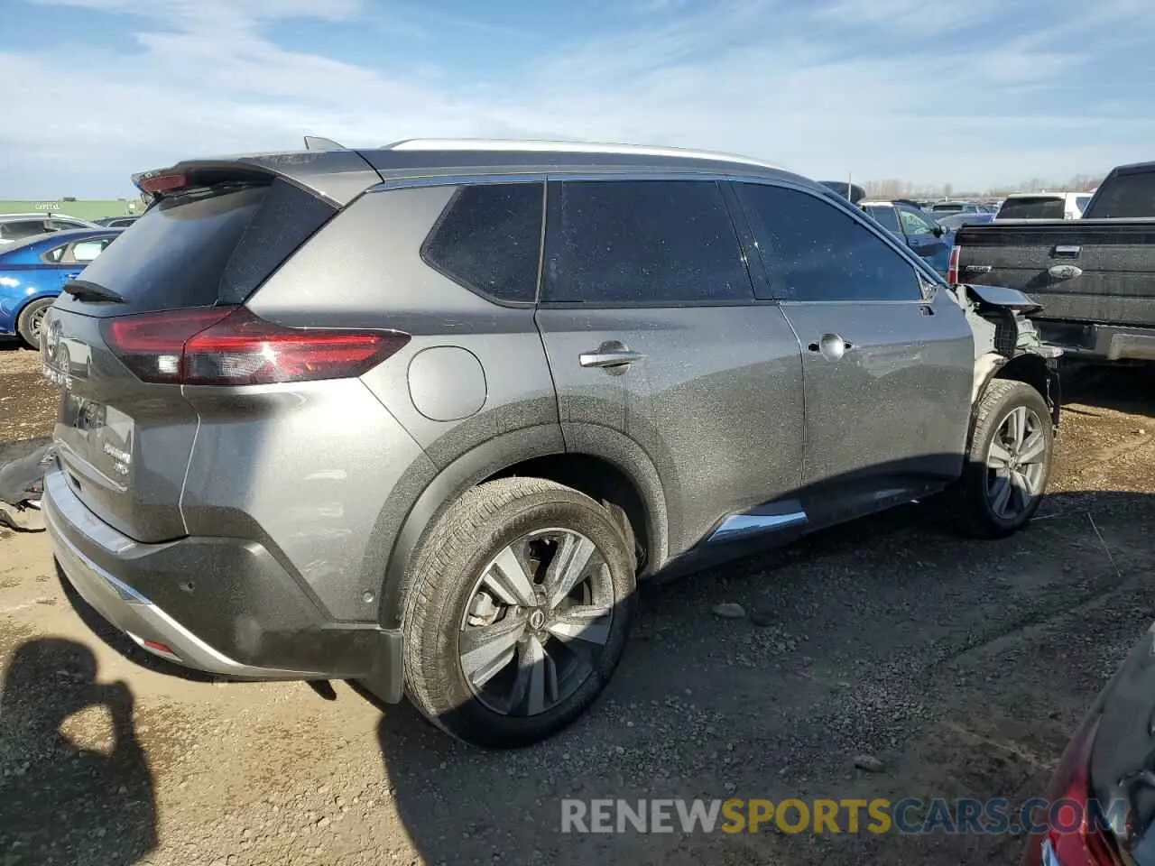 3 Photograph of a damaged car JN8BT3DD4PW321422 NISSAN ROGUE 2023