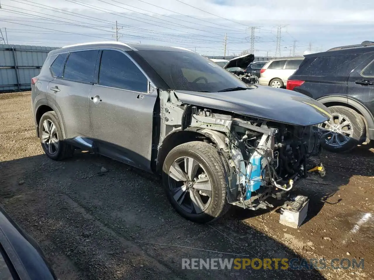 4 Photograph of a damaged car JN8BT3DD4PW321422 NISSAN ROGUE 2023