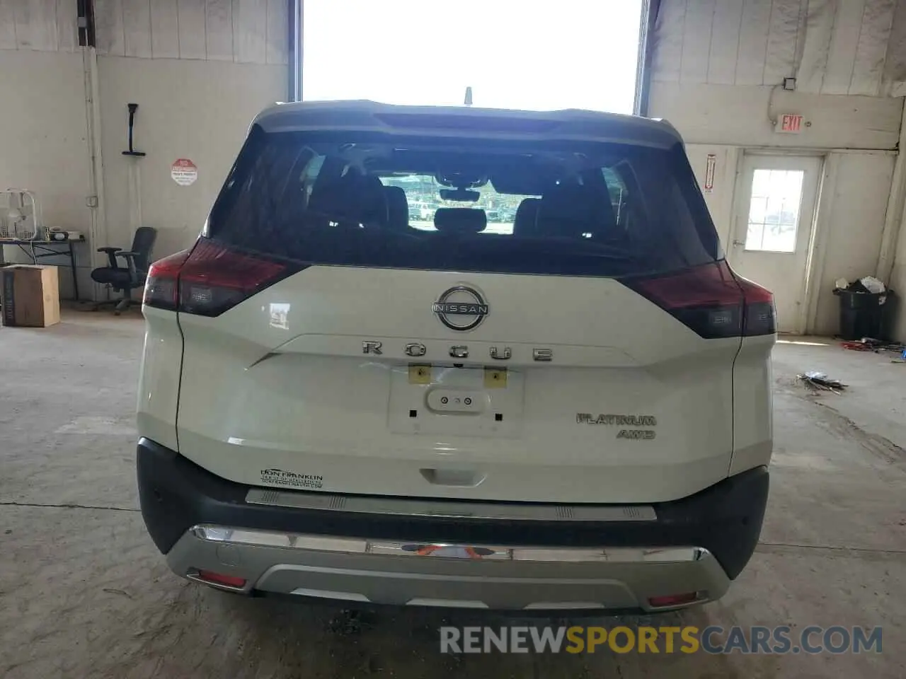 6 Photograph of a damaged car JN8BT3DD5PW308386 NISSAN ROGUE 2023