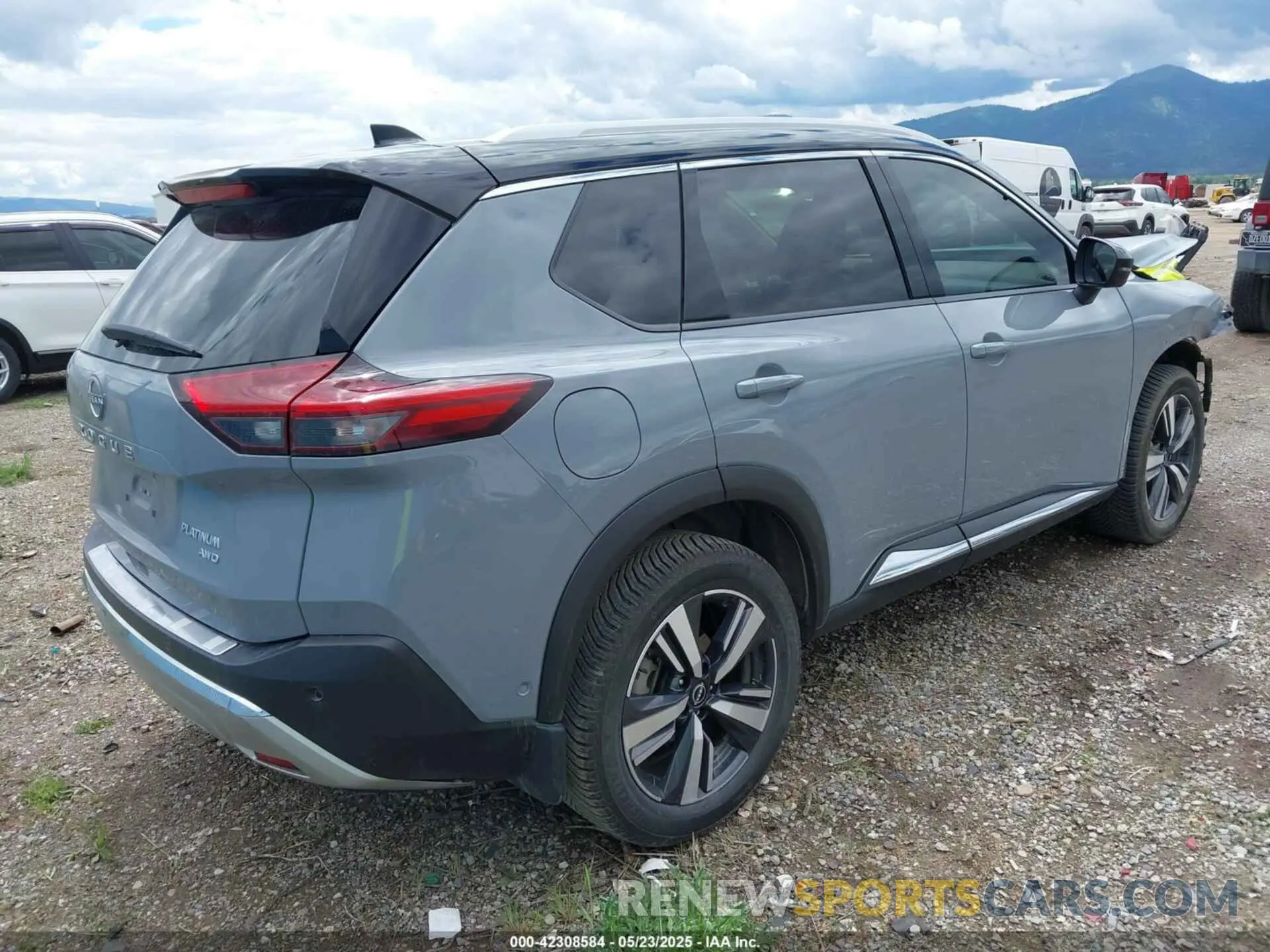 4 Photograph of a damaged car JN8BT3DD5PW318125 NISSAN ROGUE 2023
