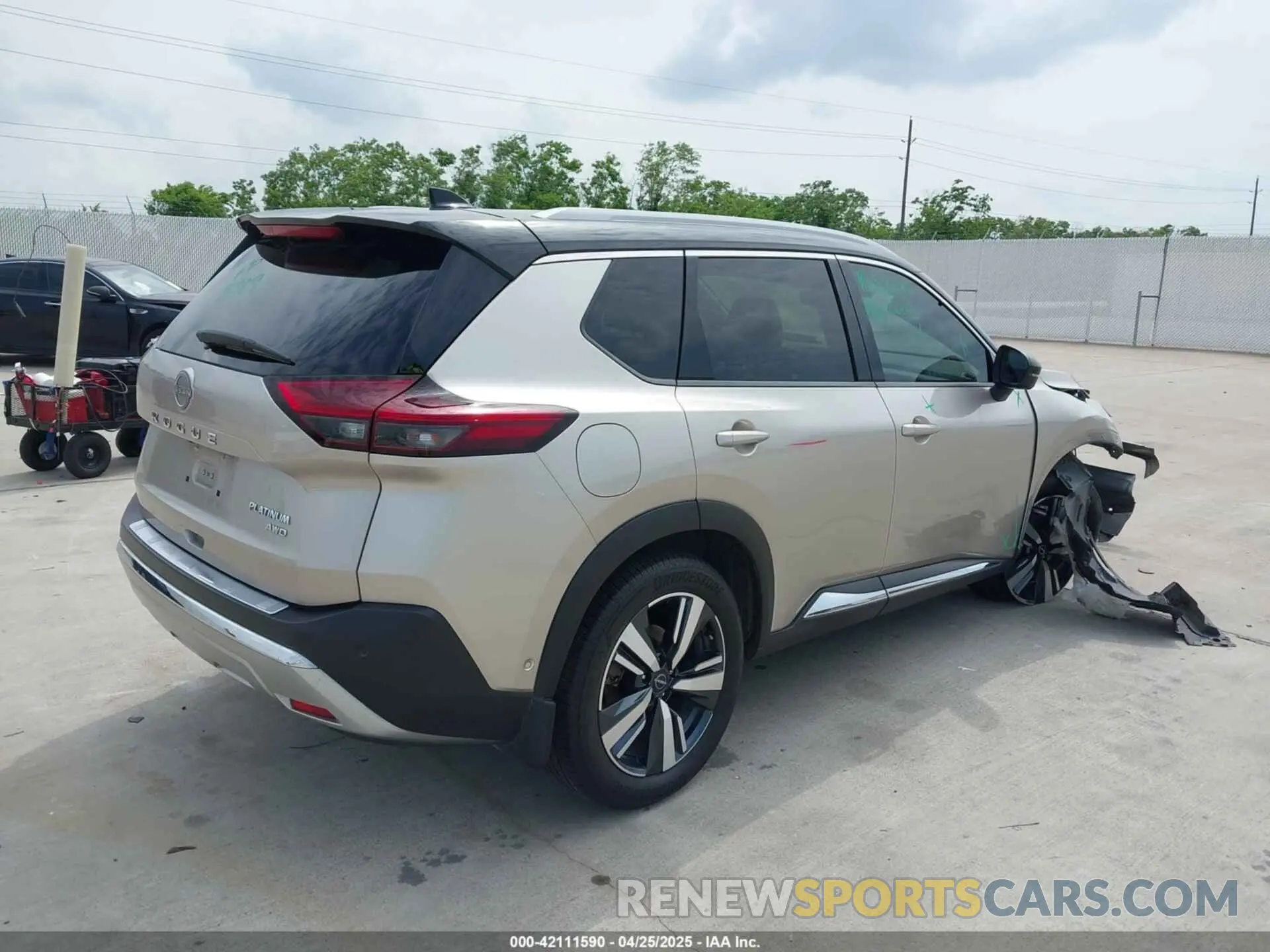 4 Photograph of a damaged car JN8BT3DD5PW321042 NISSAN ROGUE 2023
