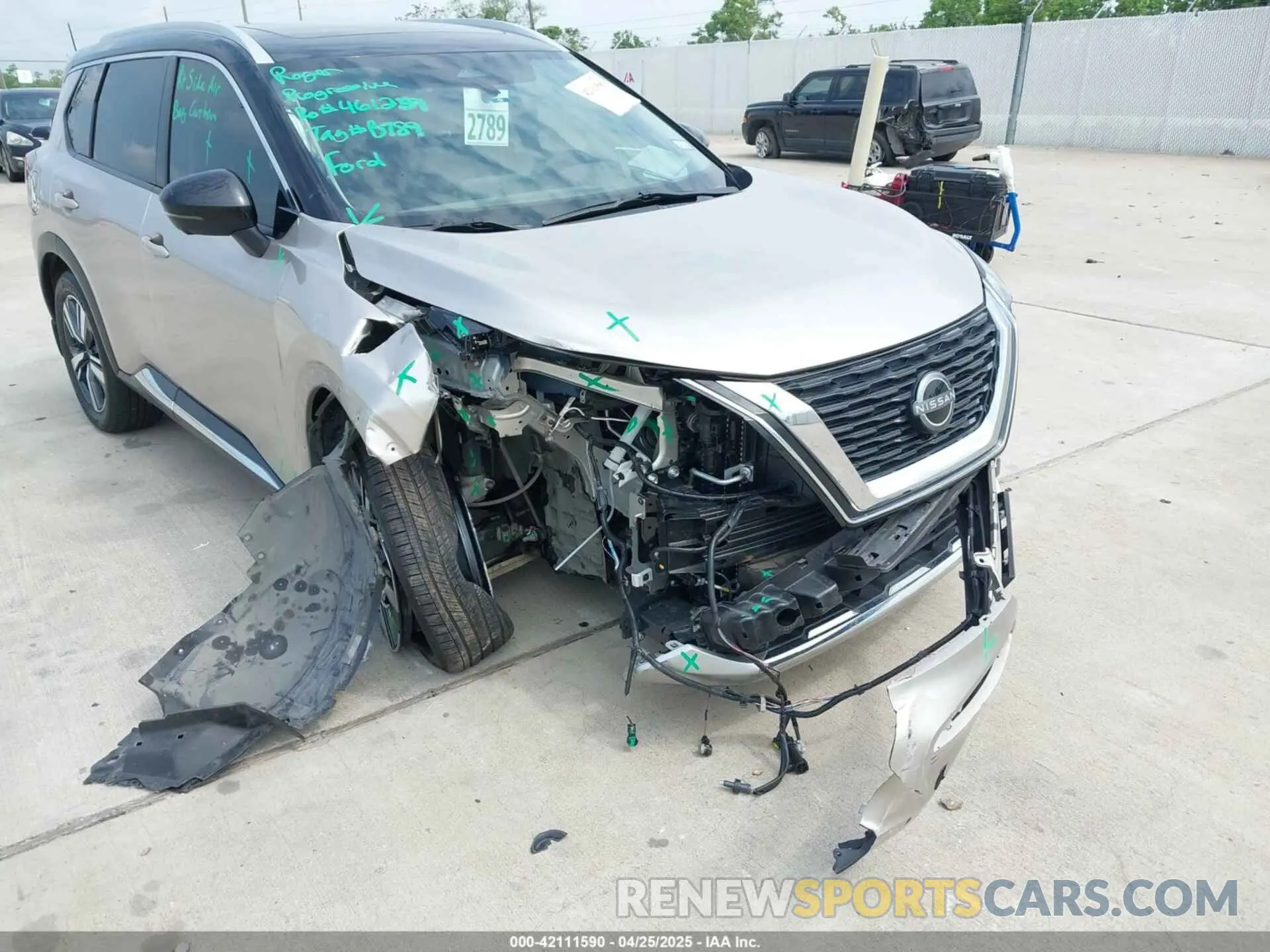 6 Photograph of a damaged car JN8BT3DD5PW321042 NISSAN ROGUE 2023