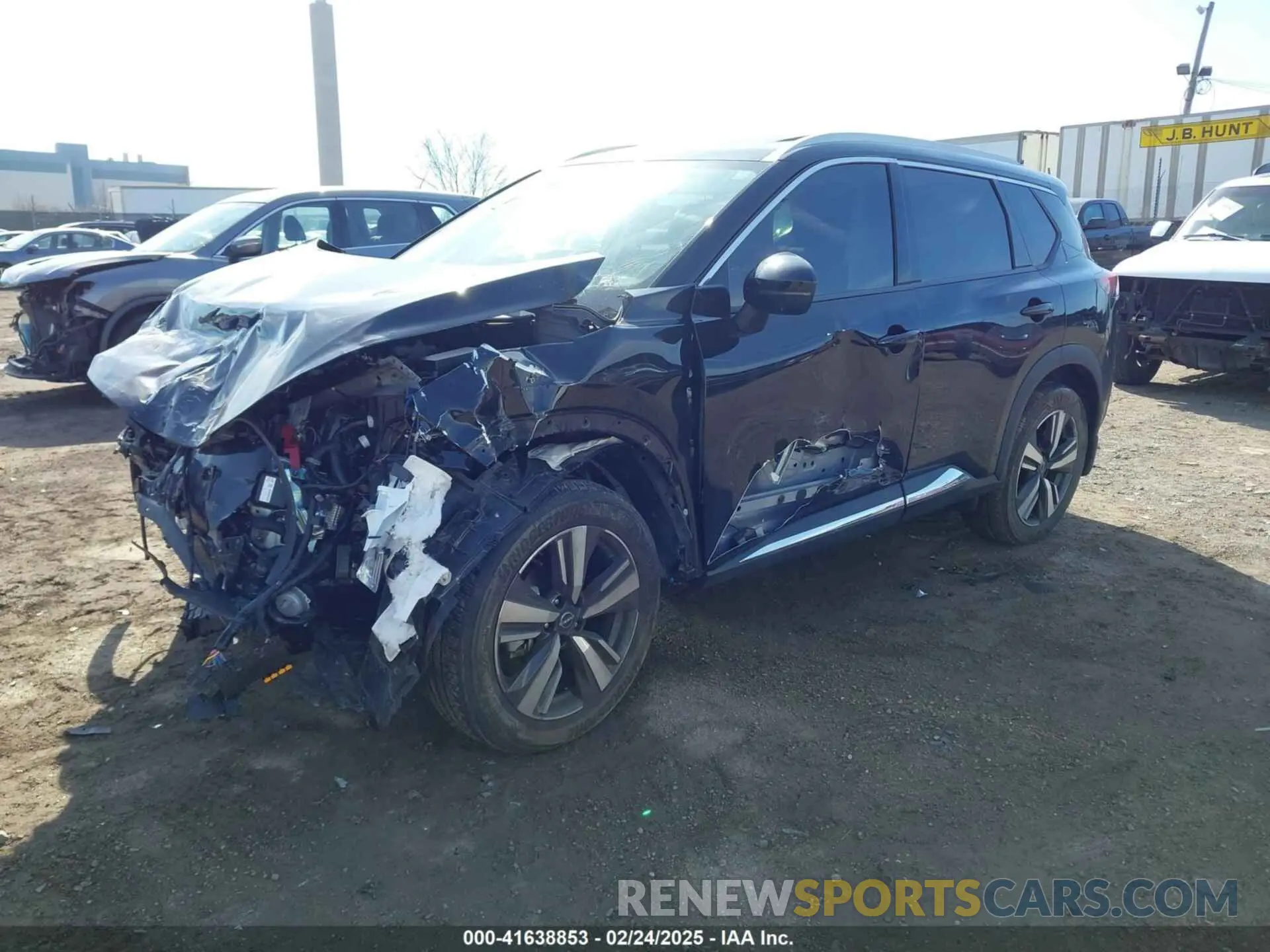 2 Photograph of a damaged car JN8BT3DD7PW301844 NISSAN ROGUE 2023