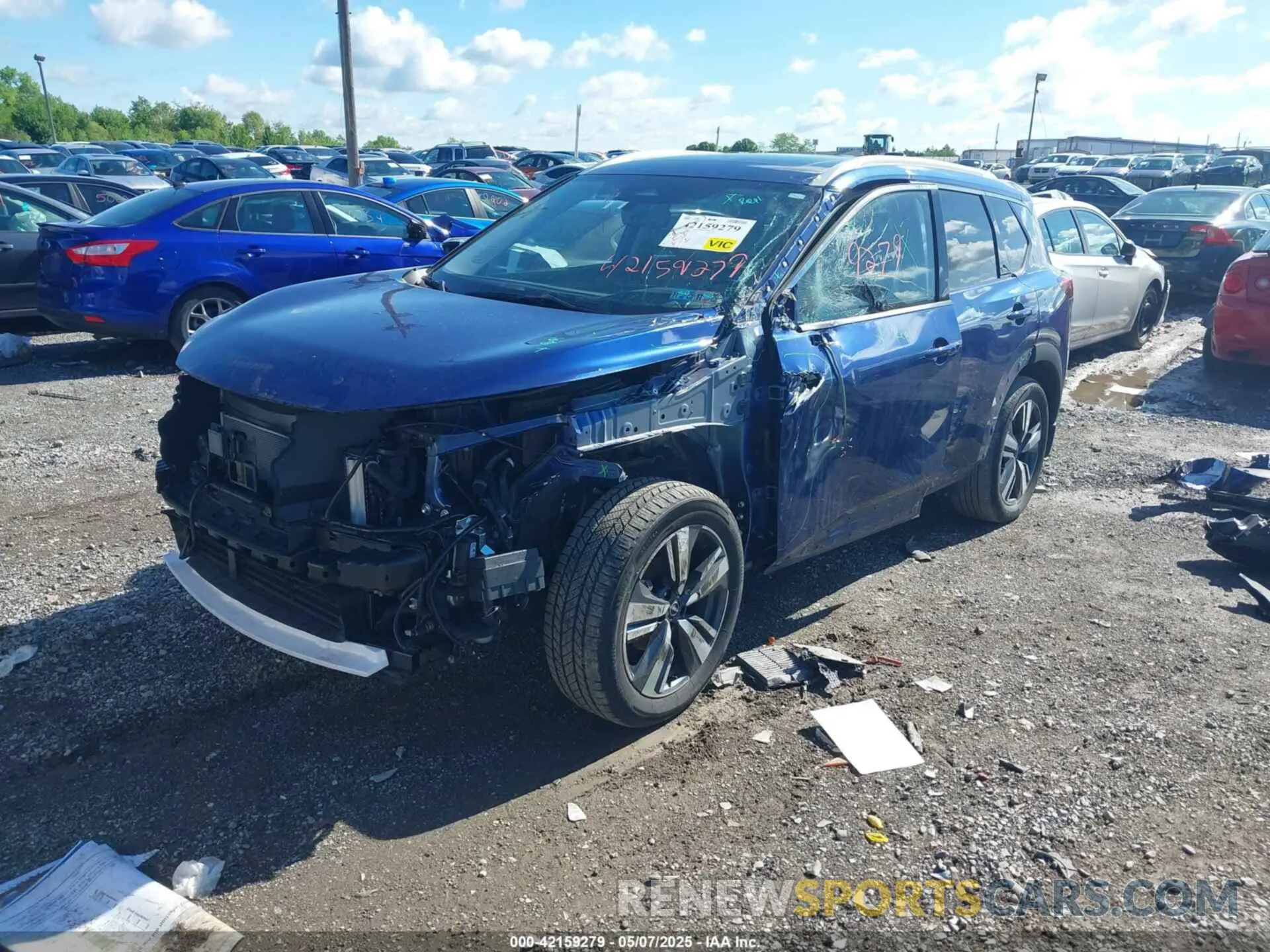 2 Photograph of a damaged car JN8BT3DD8PW302033 NISSAN ROGUE 2023
