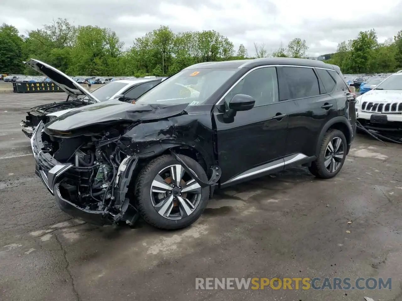 1 Photograph of a damaged car JN8BT3DD8PW306504 NISSAN ROGUE 2023