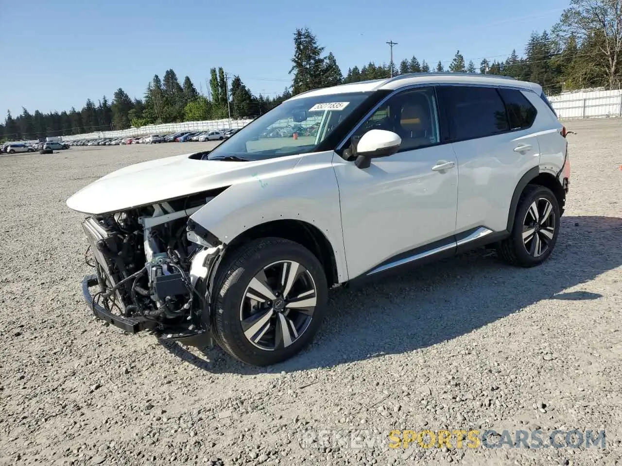 1 Photograph of a damaged car JN8BT3DD8PW320385 NISSAN ROGUE 2023